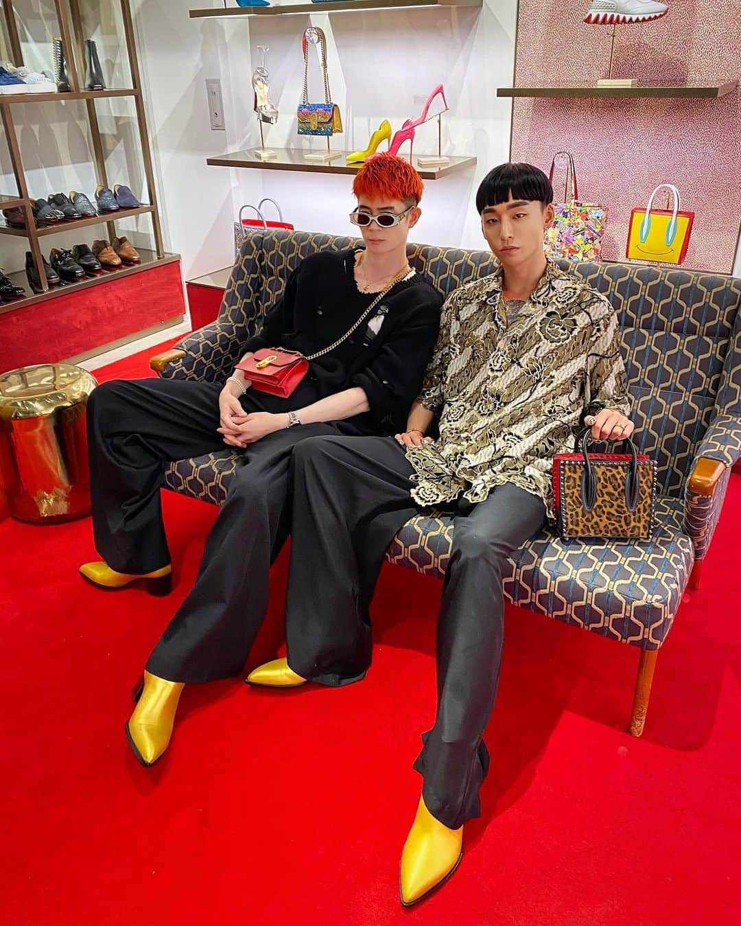 Noah（ノア）のインスタグラム：「Y’all are invited to this fashionable virtual land of @louboutinworld  x @zepeto.official ♥️  #TaikiNoah#ChristianLouboutin#Zepeto」