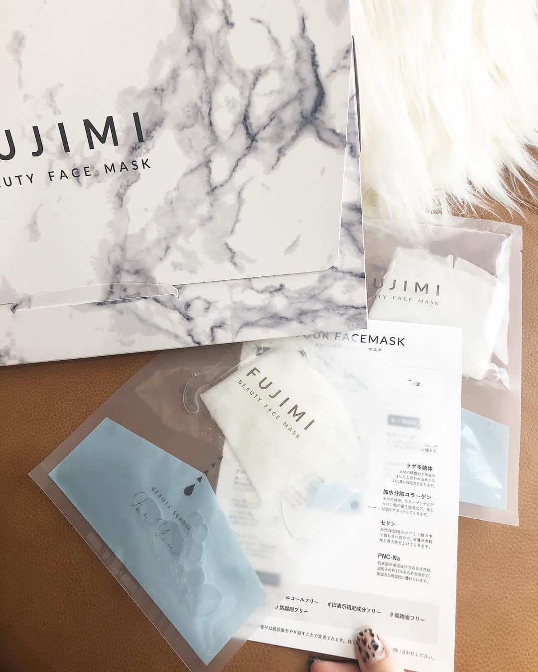 のインスタグラム：「* * * @fujimi_official   自分専用  face mask  🤍  季節の変わり目には 大切  しっとりして好き♡  #香りも癒される #コツコツが大事 #最近毎日パックしてる #美容 #pr #fujimi #パーソナライズシャンプー」
