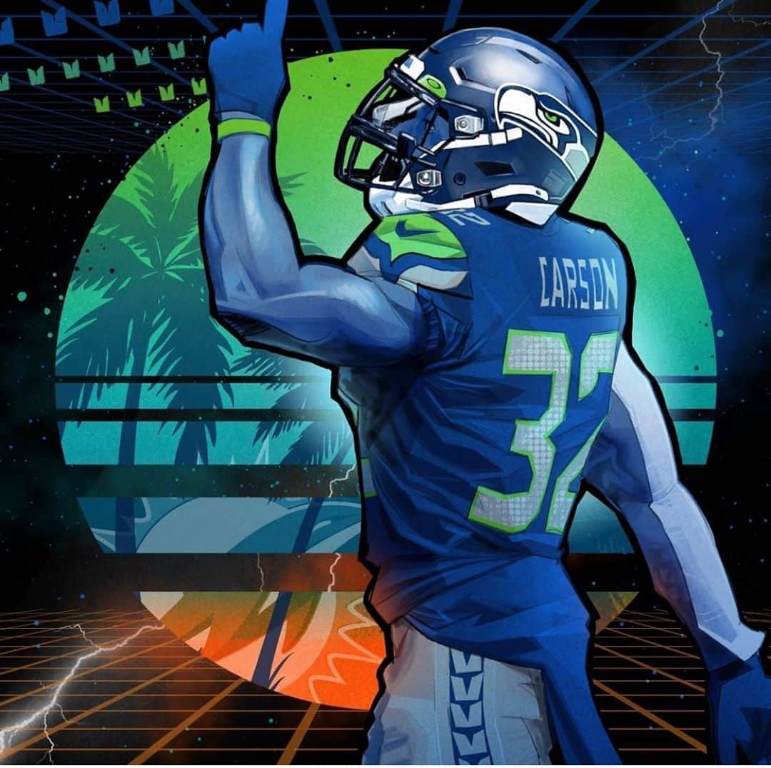 のインスタグラム：「WWWWIN-0 @seahawks LFG #Holdat」