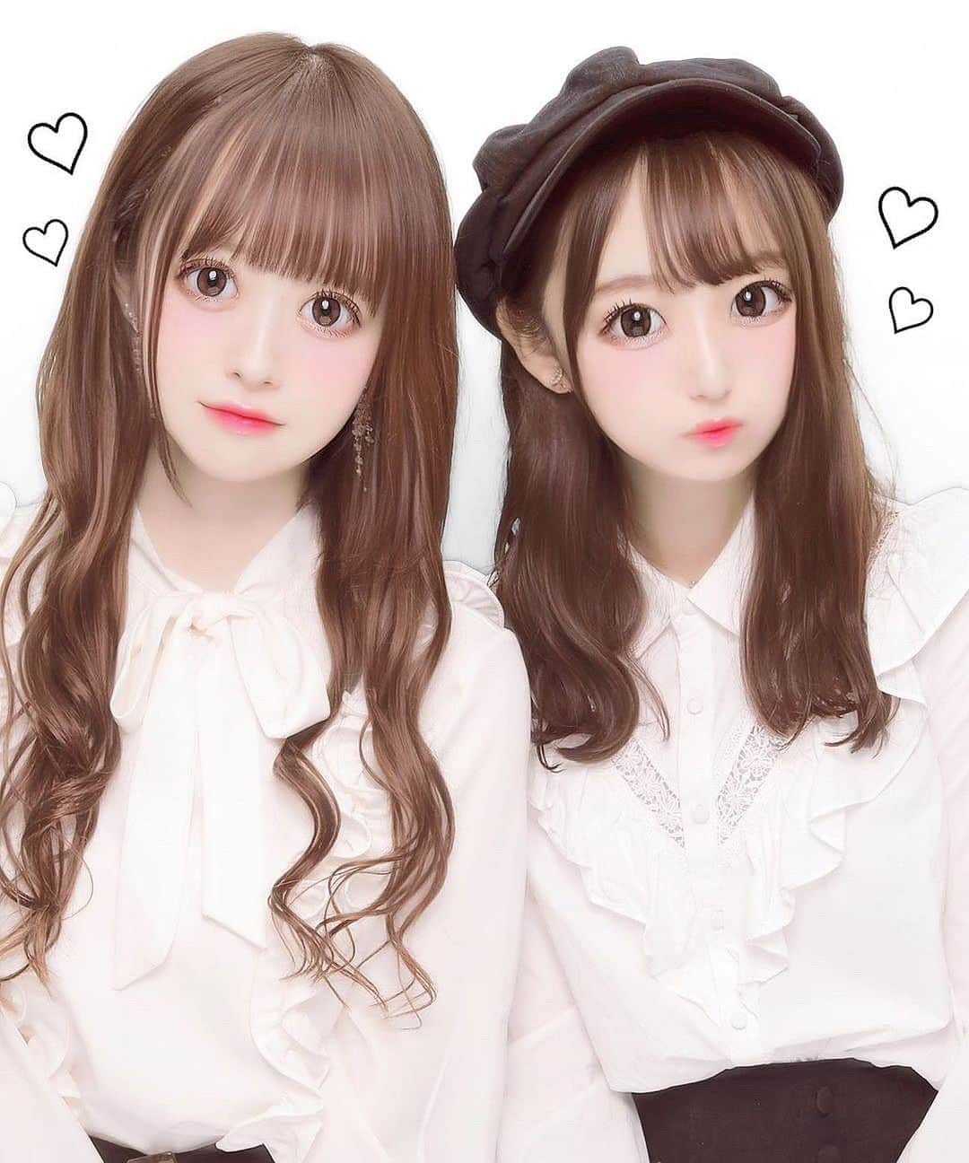 町田穂花のインスタグラム：「. . ふみちゃんとこの間久しぶりに会えたんだ〜( › ·̮ ‹ )♡ . 小学校の時からの仲なの😌 . かわいくて、優しくて、大好きな先輩〜🙌🏻💕 .  #量産型 #量産型ヲタク#量産型ファッション #量産型コーデ #プリント倶楽部 #ぷりんと倶楽部 #キャンスタ」