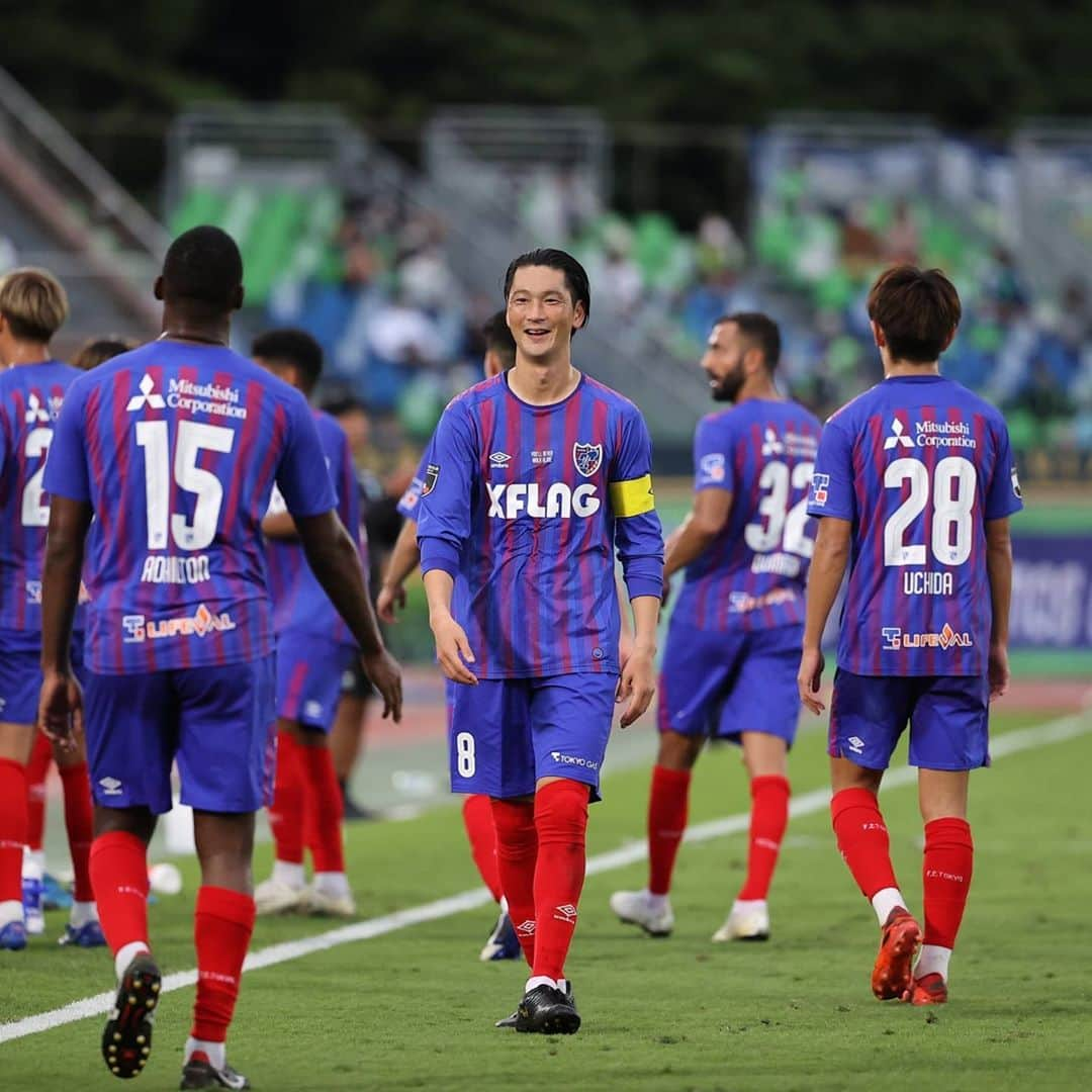 高萩洋次郎のインスタグラム：「チーム力💪  応援ありがとうございました。  #fctokyo」