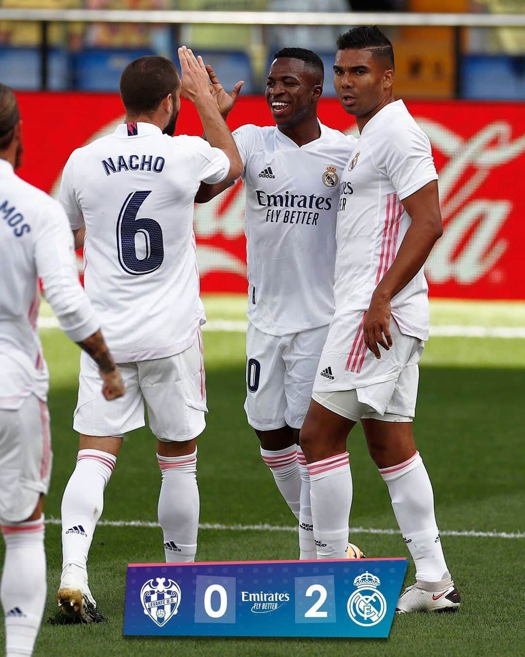 レアル・マドリードさんのインスタグラム写真 - (レアル・マドリードInstagram)「Levante 0-2 Real Madrid  ⚽ 16' @ViniJr ⚽ 90'+5' @KarimBenzema #Emirates #HalaMadrid」10月5日 0時57分 - realmadrid