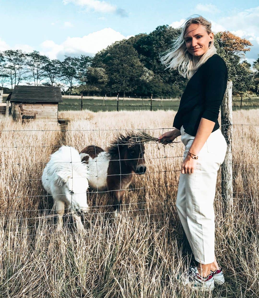 ハンネ・クレスのインスタグラム：「Matchy matchy ✌🏼🌬 #worldanimalday」