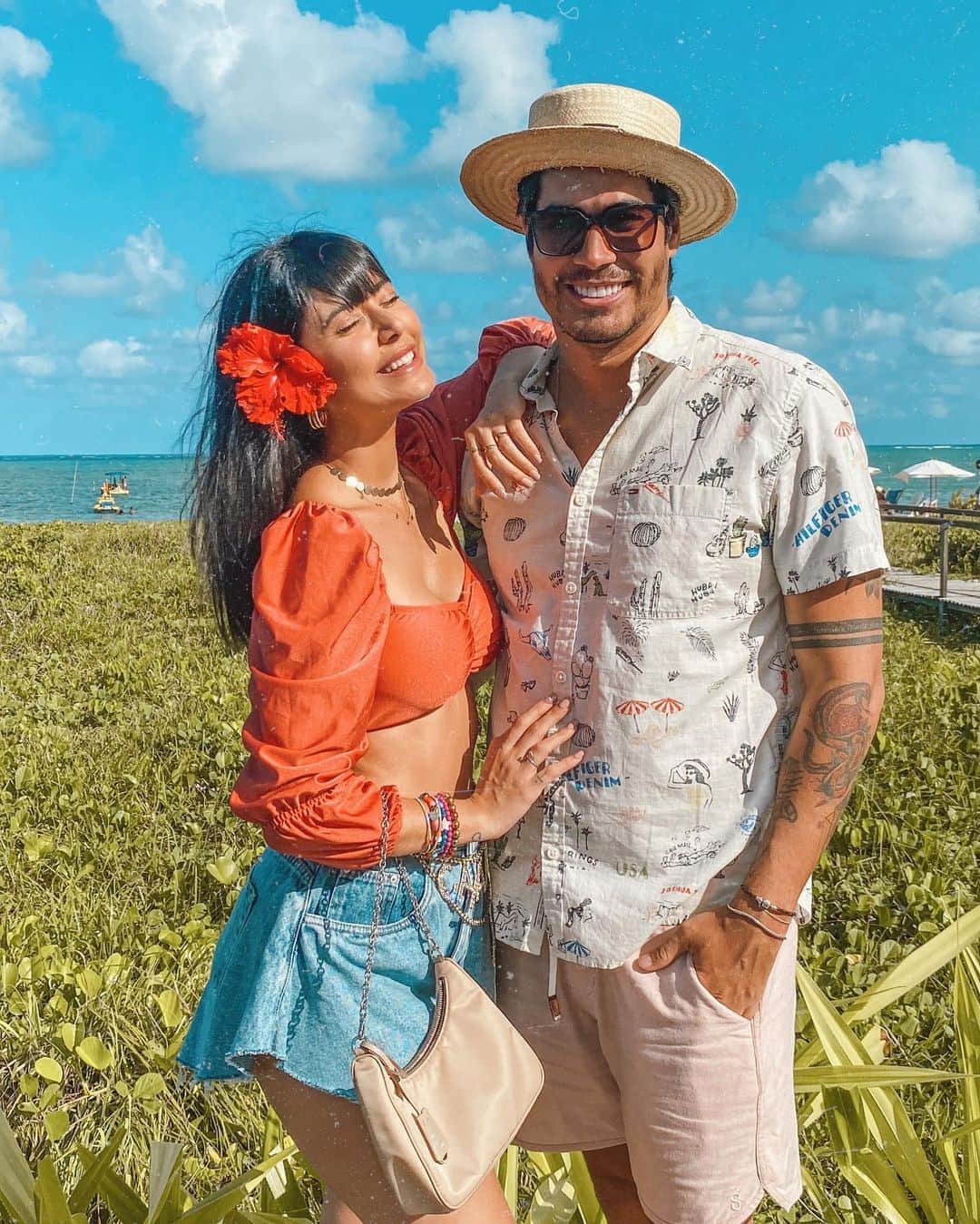 Gabriela Salesのインスタグラム：「Helena e Atílio estão ON kkkk」