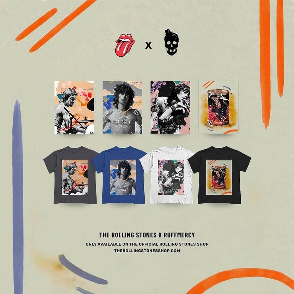 The Rolling Stonesさんのインスタグラム写真 - (The Rolling StonesInstagram)「Check out the limited run merch items based on designs by the artist @ruffmercy for the Goats Head Soup experience on @Spotify! Browse via link in bio.  #therollingstones #ruffmercy #merch」10月5日 4時35分 - therollingstones