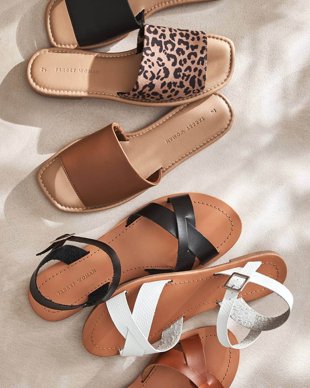 Target Australiaさんのインスタグラム写真 - (Target AustraliaInstagram)「Slide right into spring with sandals for every look 🎯♥️ #targetaus #targetauswomen」10月5日 4時55分 - targetaus