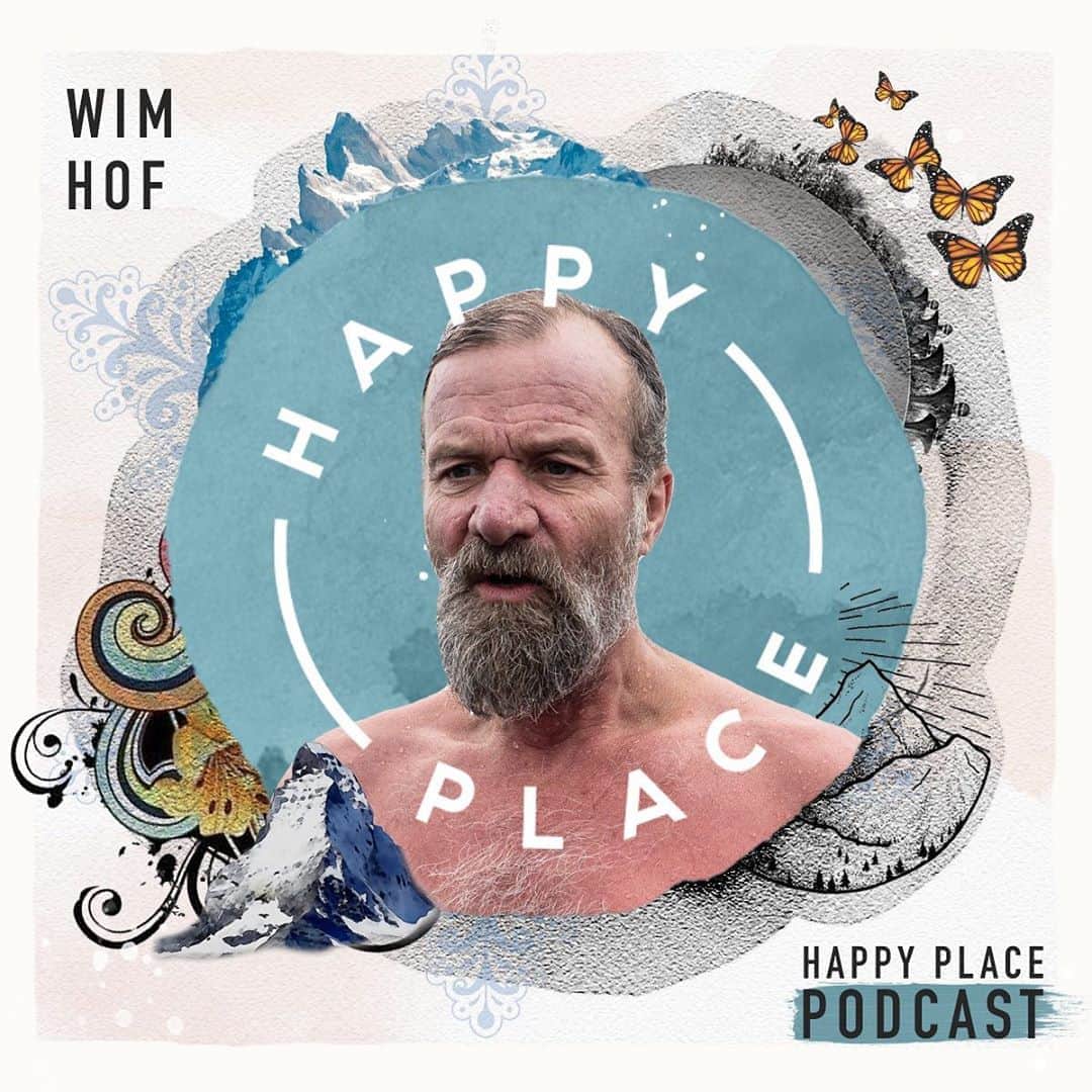 のインスタグラム：「Who is ready for the Ice Man? I’m a long term fan of @iceman_hof and have been enjoying cold showers for a year now, so was thrilled to get into an energetic conversation with him on this weeks podcast episode. We cover some of the story of Wim’s incredible life and the catalysts that lead him to create the Wim Hoff method. We talk cold therapy, breath work and how both can change your life. He’s not shy of a swear word and gets brilliantly fired up on subjects he’s passionate about so it makes for an exciting conversation with many twists and turns. Now who dares to have a cold shower today? 🥶❄️❄️💧🧊🧊 Listen where ever you get your podcasts! 💙」