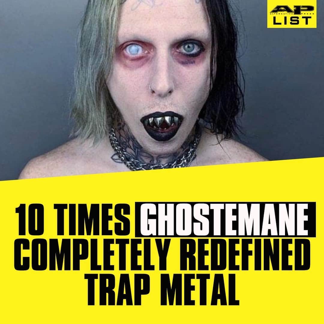Alternative Pressさんのインスタグラム写真 - (Alternative PressInstagram)「Once you think you know @ghostemane, he proves you wrong by continuing to take elements from trap, metal and industrial to mix them in genre-defying ways⁠ LINK IN BIO⁠ .⁠ .⁠ .⁠ #ghostemane #trapmetal #ghostemanesongs #genrebending #altpress #alternativepress」10月5日 7時01分 - altpress