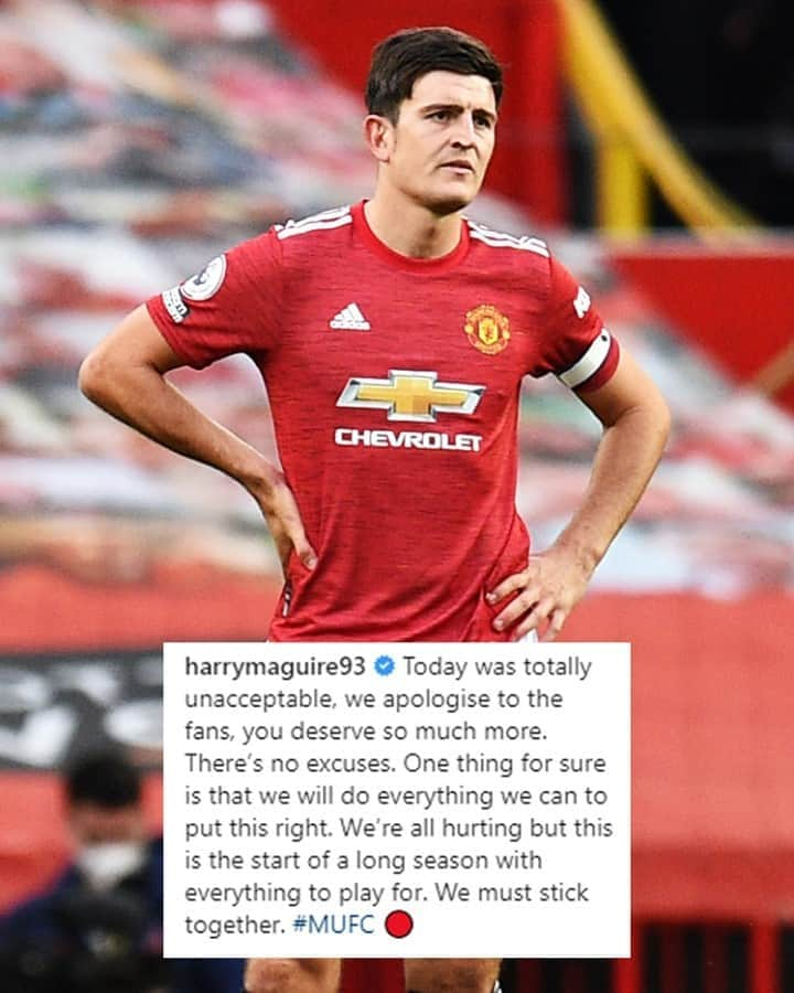 マンチェスター・ユナイテッドさんのインスタグラム写真 - (マンチェスター・ユナイテッドInstagram)「Honesty from Harry. #MUFC #Maguire」10月5日 7時01分 - manchesterunited