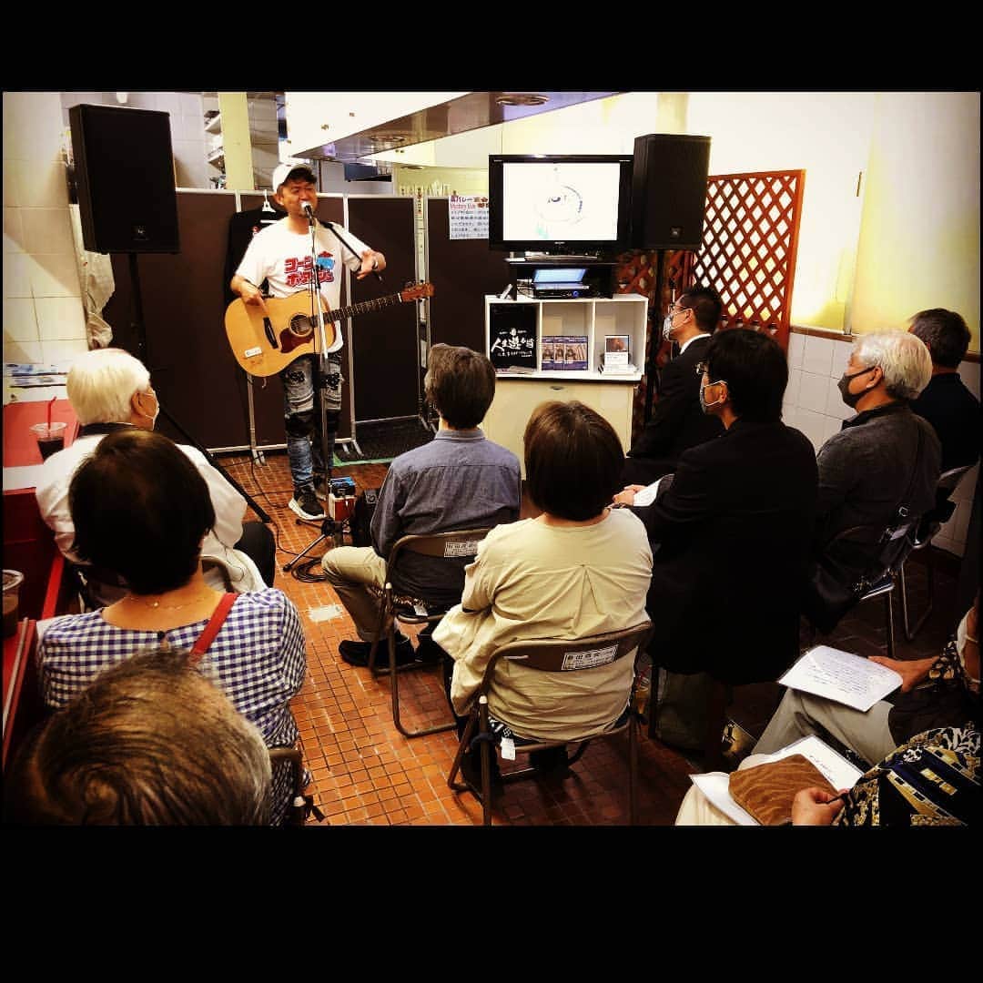 松本隆博のインスタグラム：「。 またやりましょう 京都南丹市八木 田舎ノ音楽室にて♪ (^○^)」
