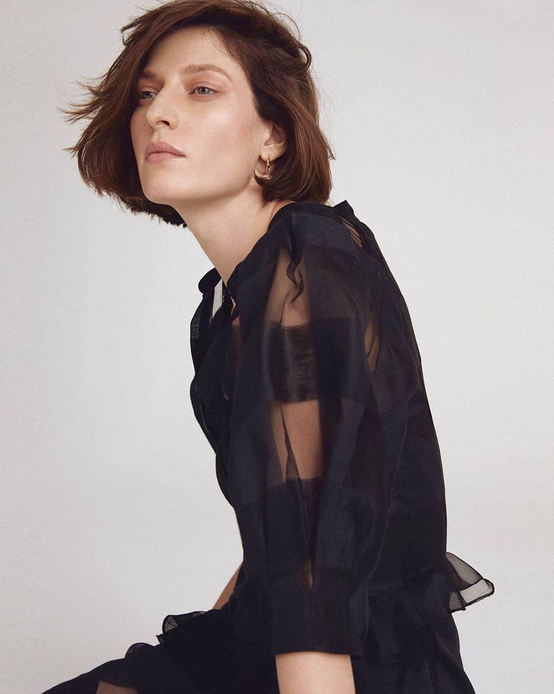 レベッカテイラーのインスタグラム：「Jennae wearing the Organza Check Dress.」