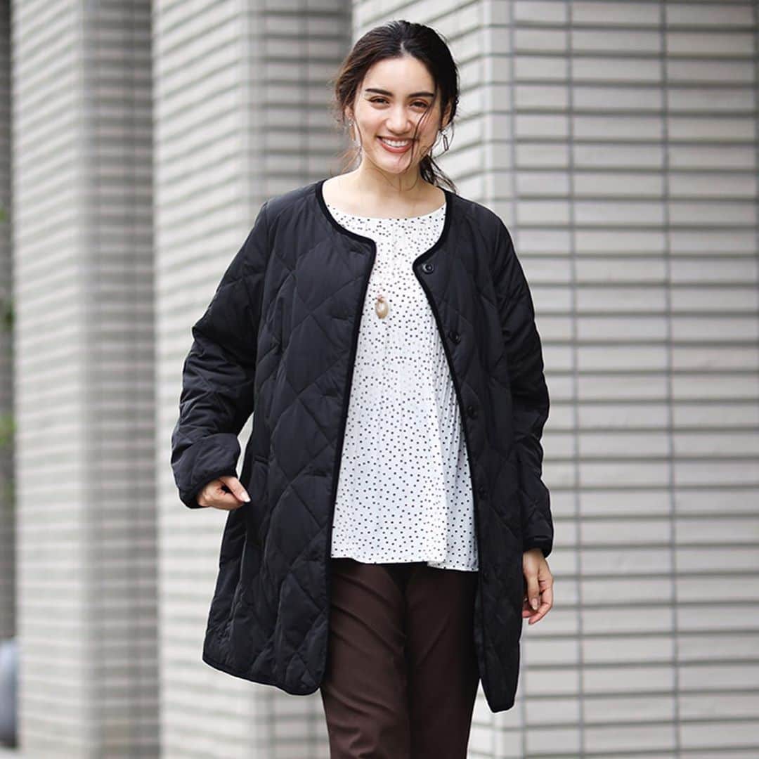 ぽっちゃり女子のオシャレブランド♪ エウルキューブさんのインスタグラム写真 - (ぽっちゃり女子のオシャレブランド♪ エウルキューブInstagram)「﻿ ﻿ ﻿ ダウン90%！軽い！﻿ キルティングアウターは薄手でもあったか。﻿ かさばらないのも魅力です﻿ ﻿ ﻿ ﻿ ﻿ #キルティングダウンコート﻿ #OLJKJ03159﻿ ¥19,990+tax﻿ 13号・15号・17号﻿ ﻿ ﻿ ﻿ ﻿ ■WEB限定ポイント20倍﻿ キャンペーン中﻿ ﻿ 🔸期間🔸﻿ 10/2(金)～10/22(月)23:59﻿ ﻿ ﻿ ﻿ ﻿ ﻿ ﻿ @eur3_itokin ﻿ #ポイント20倍﻿ #キルティングコート﻿ #キルティングジャケット﻿ #ダウンコート﻿ #eur3 #エウルキューブ ﻿ #大きいサイズ ﻿ #ぽっちゃり #ぽっちゃり女子﻿ #ぽっちゃりファッション﻿ #ぽっちゃりコーデ ﻿ #ぽっちゃり大人コーデ﻿ #plussizefashion #plussize ﻿ #ラファコーデ #大人カジュアル﻿ #ぽっちゃり大人女子 ﻿ #アラサー #lovefashion﻿ #lfc_eur3 #ぽっちゃり ﻿ @lovefashion_eur3」10月5日 8時19分 - eur3_itokin