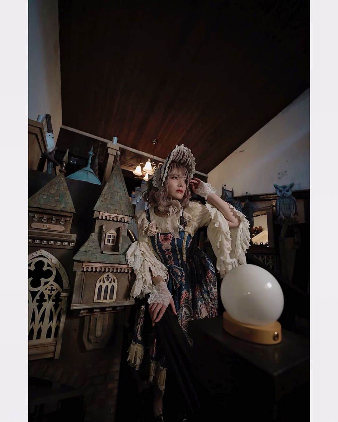 玉樹るいのインスタグラム：「#ロリータファッション #lolitafashion  #lolita #luxury #美マージュ #model #被写体  photo @shizuru_photo」