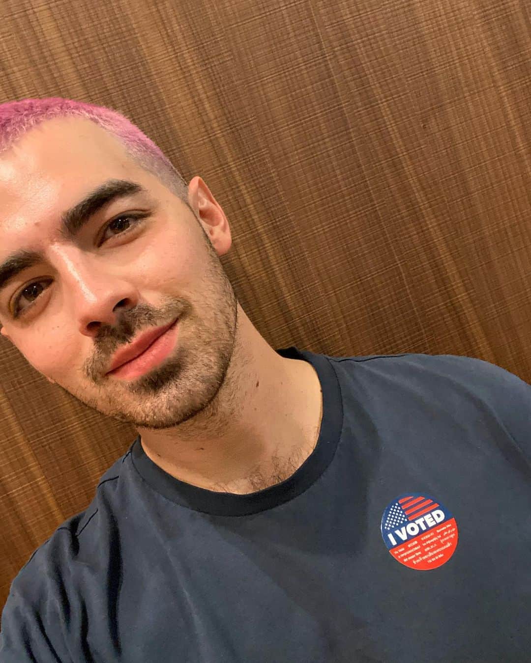 ジョー・ジョナスのインスタグラム：「#ivoted」