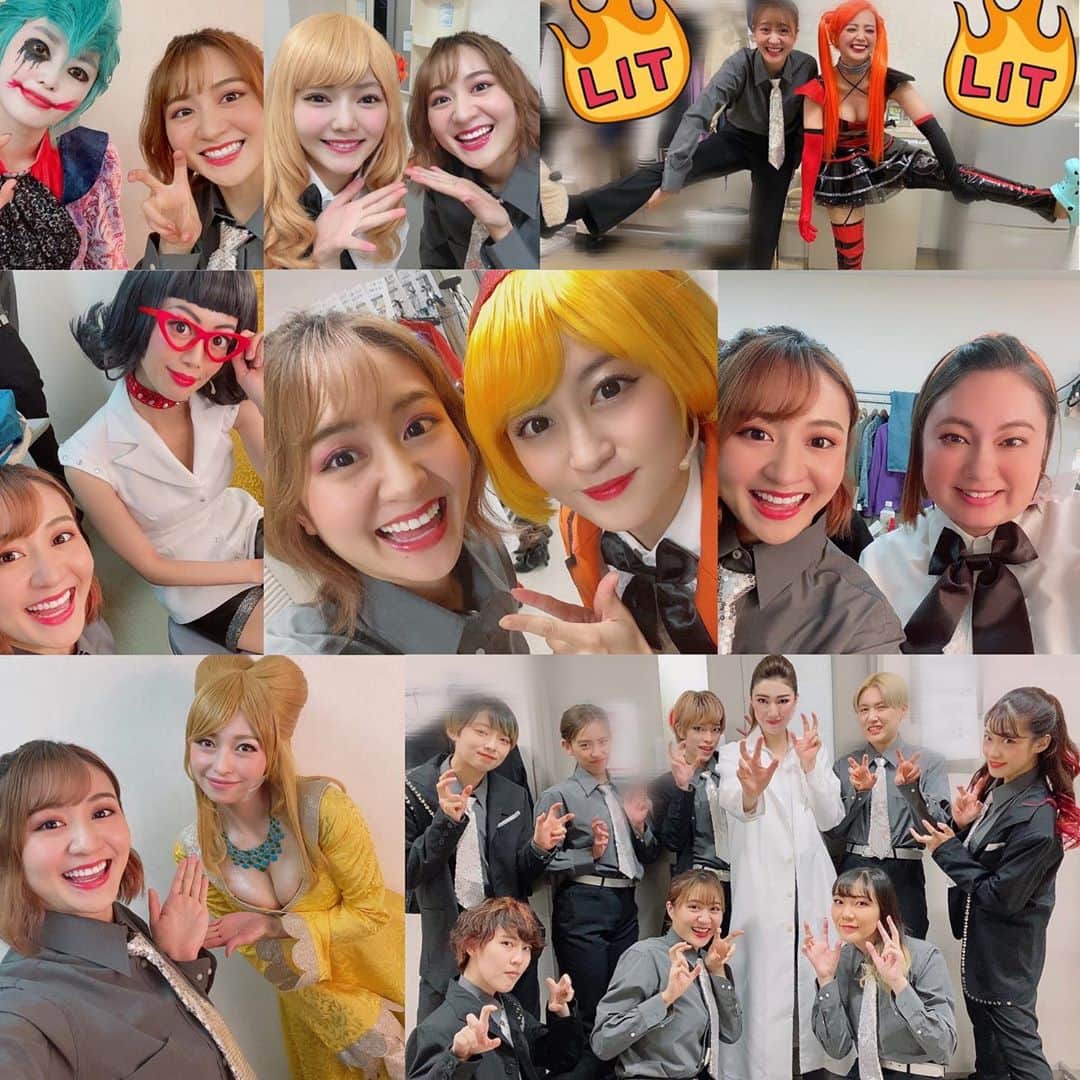 依東杏奈のインスタグラム：「舞台『キューティーハニー The Live～秋の文化祭～』  無事に全公演終了しました！！✨ まだまだハニステロス中ですが、😅笑  稽古の時から毎日が楽しくてあっという間で、大変な時期ではありましたが 改めてこうやってステージに立たせてもらえるのは本当にありがたい事なんだと実感しました🙇‍♀️  大変な時期に劇場へ足を運んでくださった皆様、配信で見て下った皆様本当にありがとうございました🙇‍♀️✨ 温かい手拍子キラキラしたサイリュウム思いだすど胸が熱くなる🥰💗  皆さんとステージにハニサンブルとして立たせて頂けて本当によかったです😆♫✨  またハニステの皆さんと会えますように⭐️✨💗 ハニーフラッシュ！！！！  #ハニステ #ハニステ最高　 #ハニサンブル ＃キューティーハニー」
