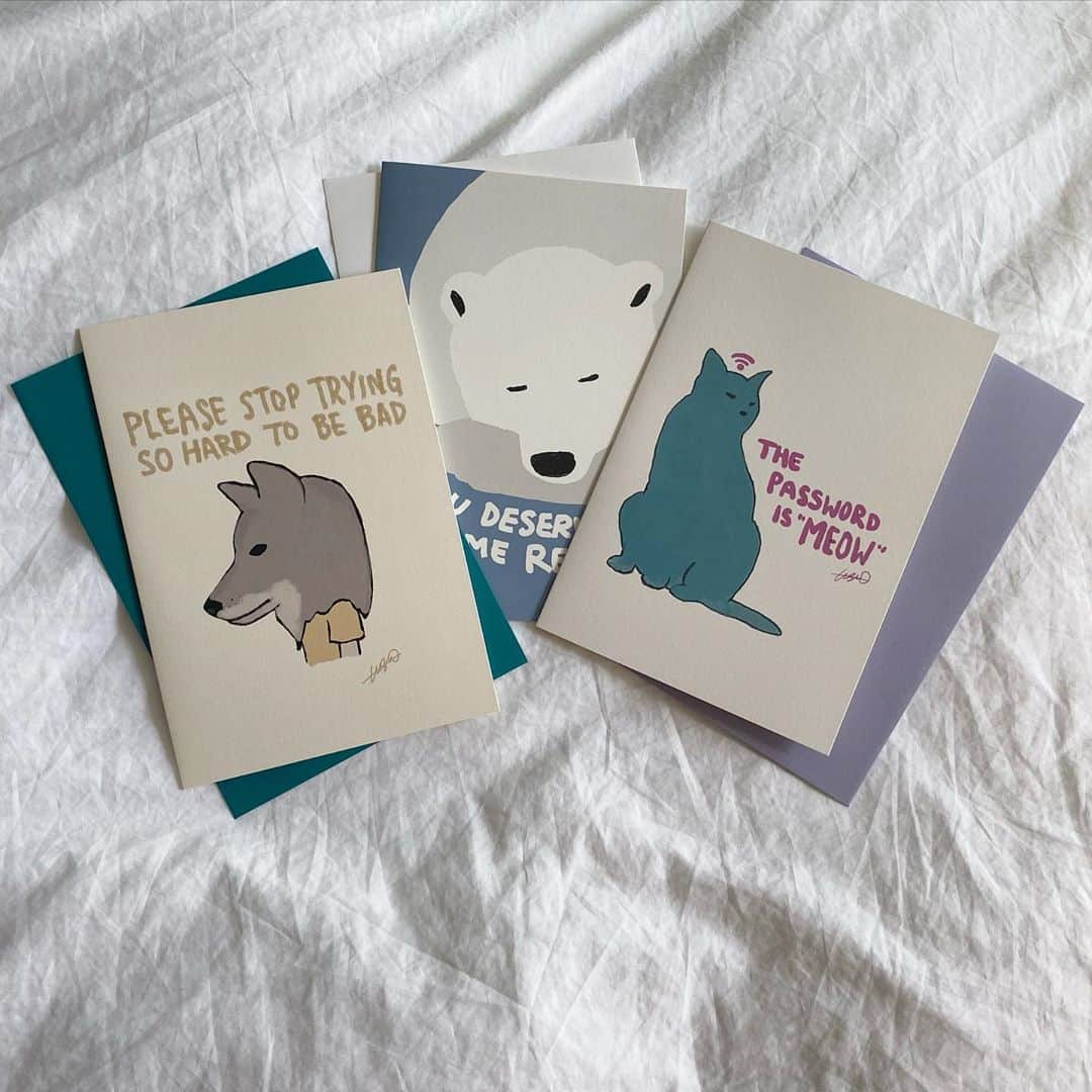 TABLO さんのインスタグラム写真 - (TABLO Instagram)「K-paper X Tablo Greeting Cards k-paper.com에서 지금 구하실 수 있습니다 🙂 you can get them now at k-paper.com 🤘🏻」10月5日 13時20分 - blobyblo