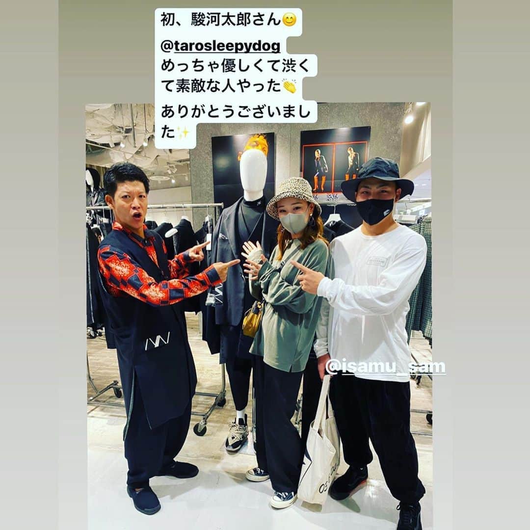 駿河太郎さんのインスタグラム写真 - (駿河太郎Instagram)「NEWORDER @neworder_2020  大阪初POP UP  土日と店頭に立たせてもらいましたが、やっぱ関西の雰囲気は好きやなぁ😭  沢山の方に来てもらい感謝しかないです☺️ 来てくれた皆様、阪急大阪様、 ほんま有難うございました‼️  これから高知に飛びます🤪」10月5日 13時22分 - tarosleepydog
