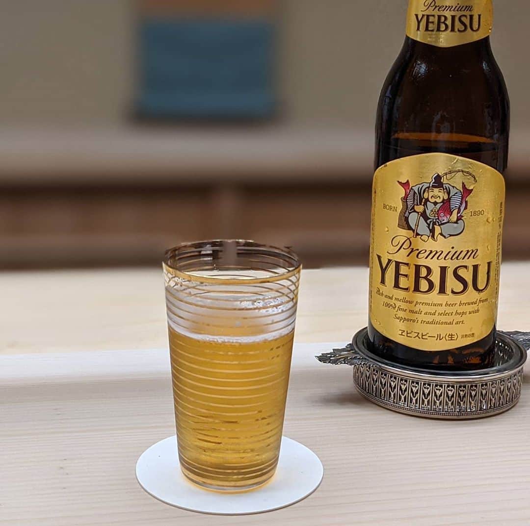 のインスタグラム：「方折さんでラッキーエビス！！ #エビスビール」