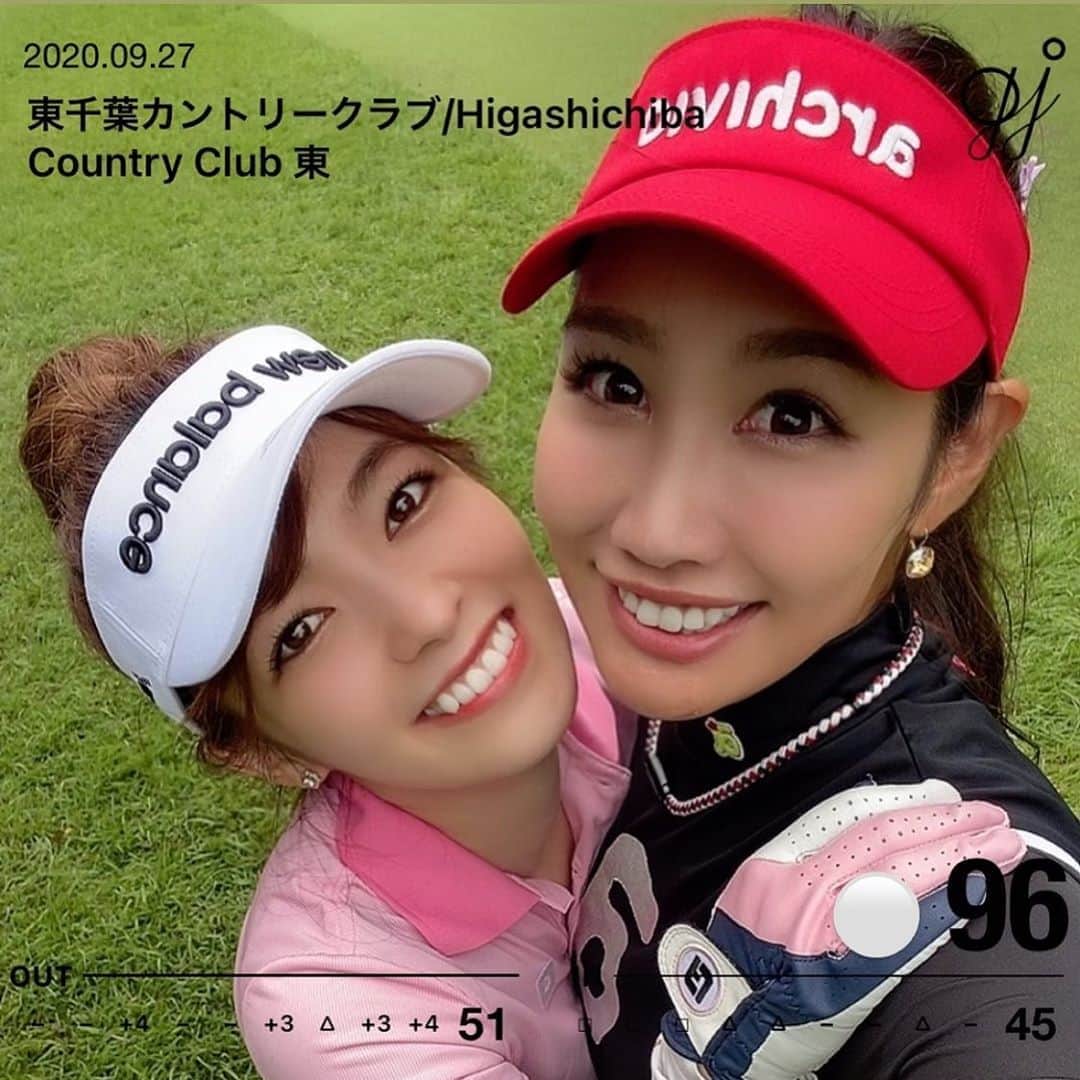 yurieさんのインスタグラム写真 - (yurieInstagram)「東千葉カントリークラブ☺️  一緒に回るの初のさえみると☺️ @saemiltiii   この日はレギュラーから✨  二人でお揃いのウェア買ったんだ❤️  着るの楽しみ☺️❤️  #golfgirl #golf #golfing #archivio #golfswing #golffashion#golfstagram #golfwear  #ゴルフ好き #ゴルフ初心者 #ゴルフ練習 #ゴルフ女子 #ゴルフ男子 #ゴルフ上手くなりたい #ゴルフ好きと繋がりたい#ゴルフウェアー  #ゴルフスイング #골프 #エンジョイゴルフ#ゴルフコーデ #スポーツ女子 #ゴルフ旅 #高尔夫球 #กอล์ฟ #アルチビオ  #アルチビオコーデ」10月6日 0時14分 - yurie808golf