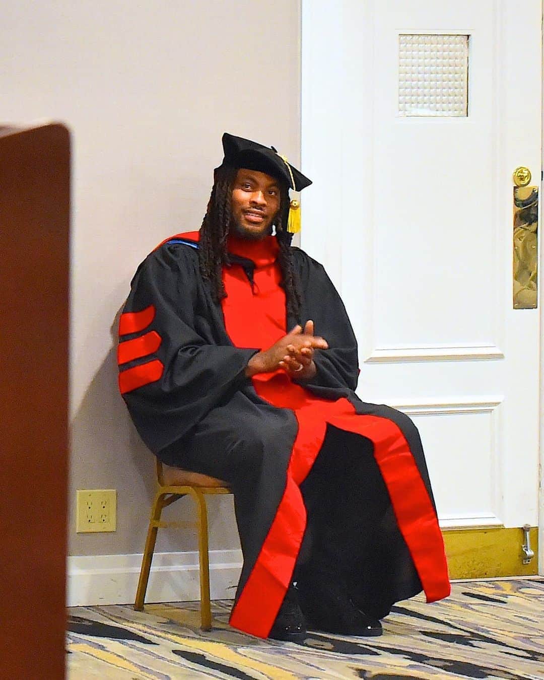 のインスタグラム：「I got Honorary Doctorate in Philanthropy and Humanitarianism... my work just beginning!!!」