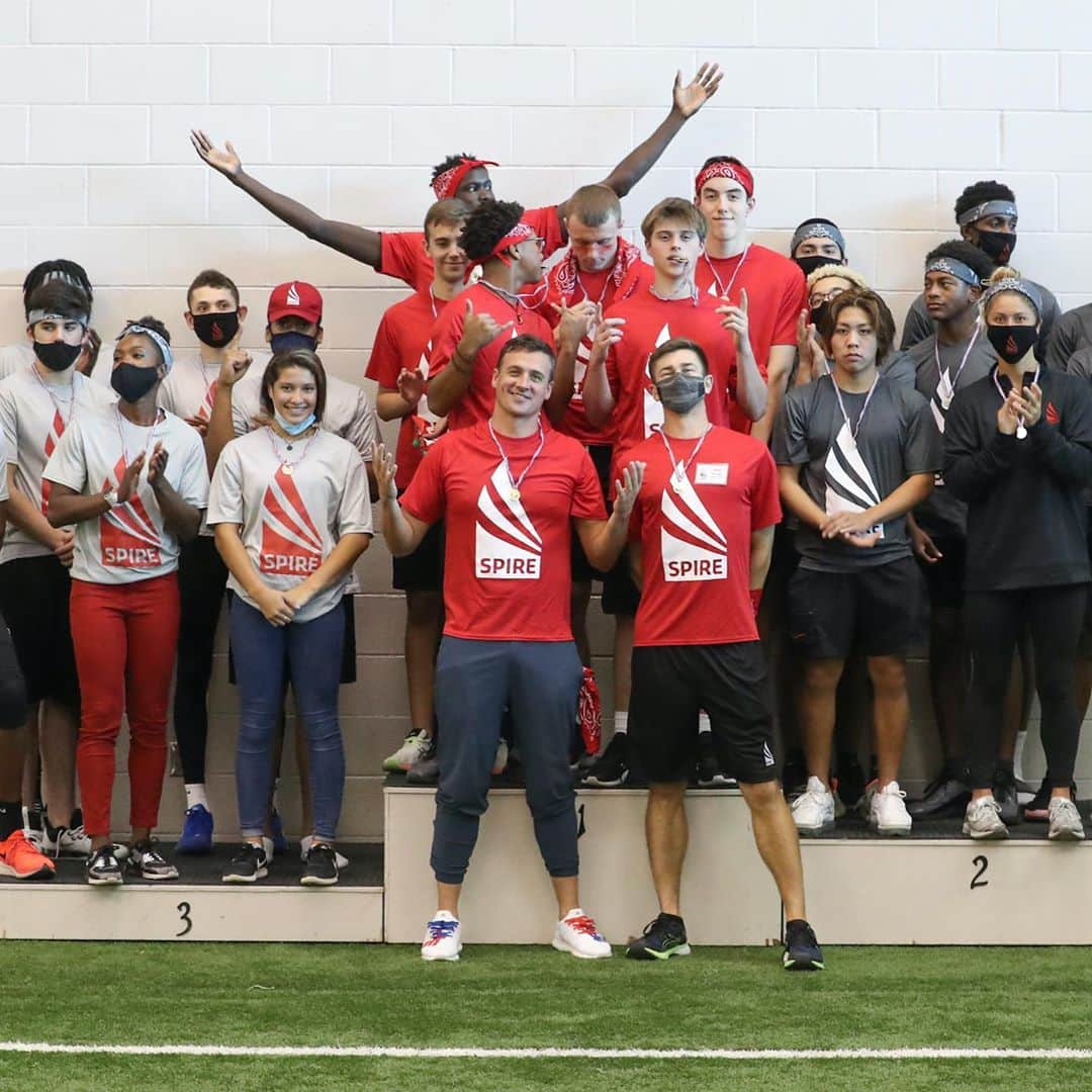 ライアン・ロクテさんのインスタグラム写真 - (ライアン・ロクテInstagram)「The recent ambassador event at SPIRE with @dwightdagreat , @tianna.bartoletta @caelebdressel and @ebeisel34 was an exciting week of learning and getting to train with some of the best athletes in the world! I had a fun time seeing my fellow ambassadors and I look forward to helping SPIRE athletes grow and develop physically and emotionally so they can become the best version of themselves, as athletes and as human beings.  #SPIRE #FuelYourPassion #theSPIREway  #Swim #Swimmer #SPIRESwimming #SPIREAmbassador #Olympics」10月6日 0時57分 - ryanlochte