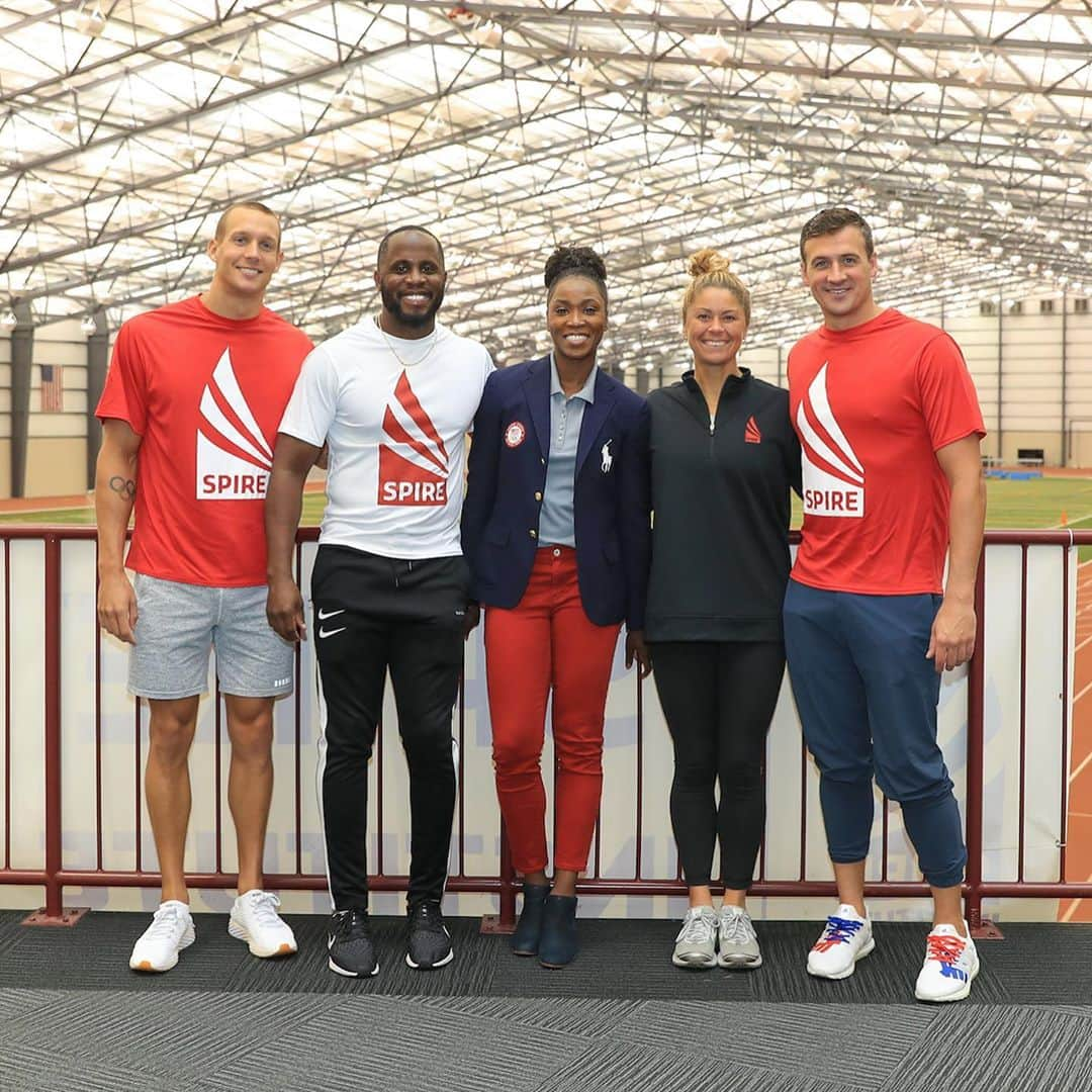 ライアン・ロクテさんのインスタグラム写真 - (ライアン・ロクテInstagram)「The recent ambassador event at SPIRE with @dwightdagreat , @tianna.bartoletta @caelebdressel and @ebeisel34 was an exciting week of learning and getting to train with some of the best athletes in the world! I had a fun time seeing my fellow ambassadors and I look forward to helping SPIRE athletes grow and develop physically and emotionally so they can become the best version of themselves, as athletes and as human beings.  #SPIRE #FuelYourPassion #theSPIREway  #Swim #Swimmer #SPIRESwimming #SPIREAmbassador #Olympics」10月6日 0時57分 - ryanlochte