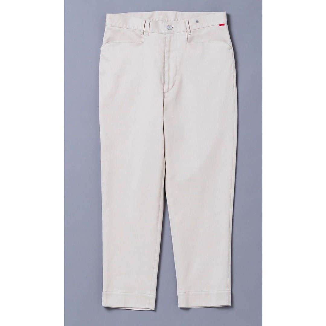 のインスタグラム：「. . . . 【Released in October】 . . . AN085 PIQUET TAPERED TROUSERS  SANDBEIGE . . . @anachronorm262 . . . #anachronorm #contextgallery #nakameguro #balanceokayama #okayama」