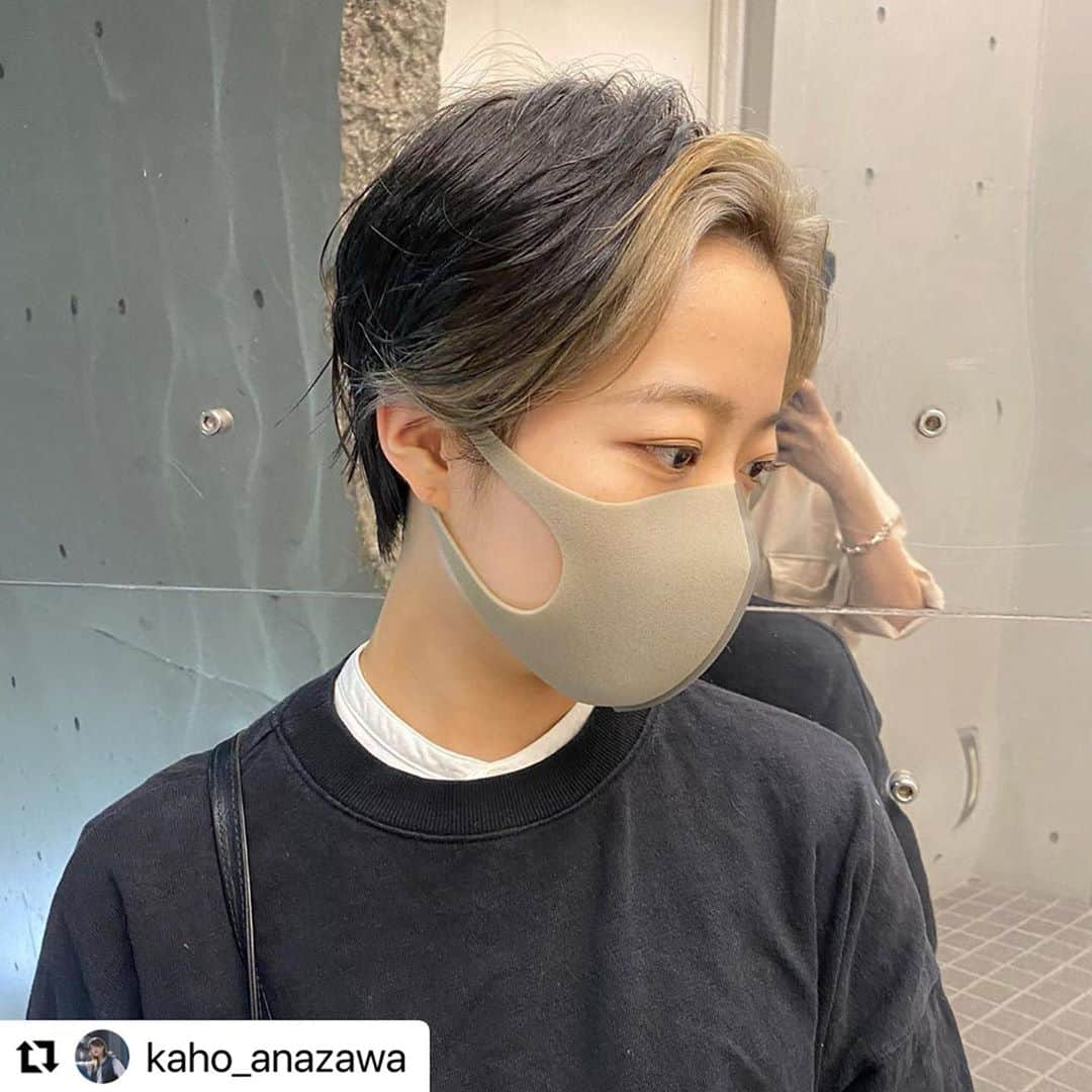 Hairsalon BREEN Tokyoさんのインスタグラム写真 - (Hairsalon BREEN TokyoInstagram)「#Repost @kaho_anazawa with @make_repost ・・・ 【フェイスフレーミングカラー×ハンサムショート🐆】 . ロングヘアーからばっさりとイメージチェンジさせて頂きました〜✂︎ . 襟足を残した、かっこ可愛いシルエットのハンサムショート。 . ショートヘアの肝は【毛先の質感調整】ここが上手くいかないと、可愛くなり過ぎたり、重い印象を与えたりします。 . スタイリング剤をつけなくても毛先が『シュッ！』っとしまるとバッチリ✌︎ . やっぱりイメージチェンジは楽しいな〜！！！大胆イメチェンお任せくださいね🤝」10月5日 17時52分 - hairsalon_breen_tokyo