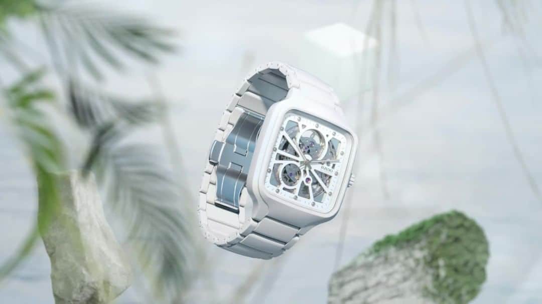 ラドーのインスタグラム：「The True Square boasts an open and honest core and square shape, giving a new take on an iconic Rado classic. #RadoTrueSquare #Feelit」