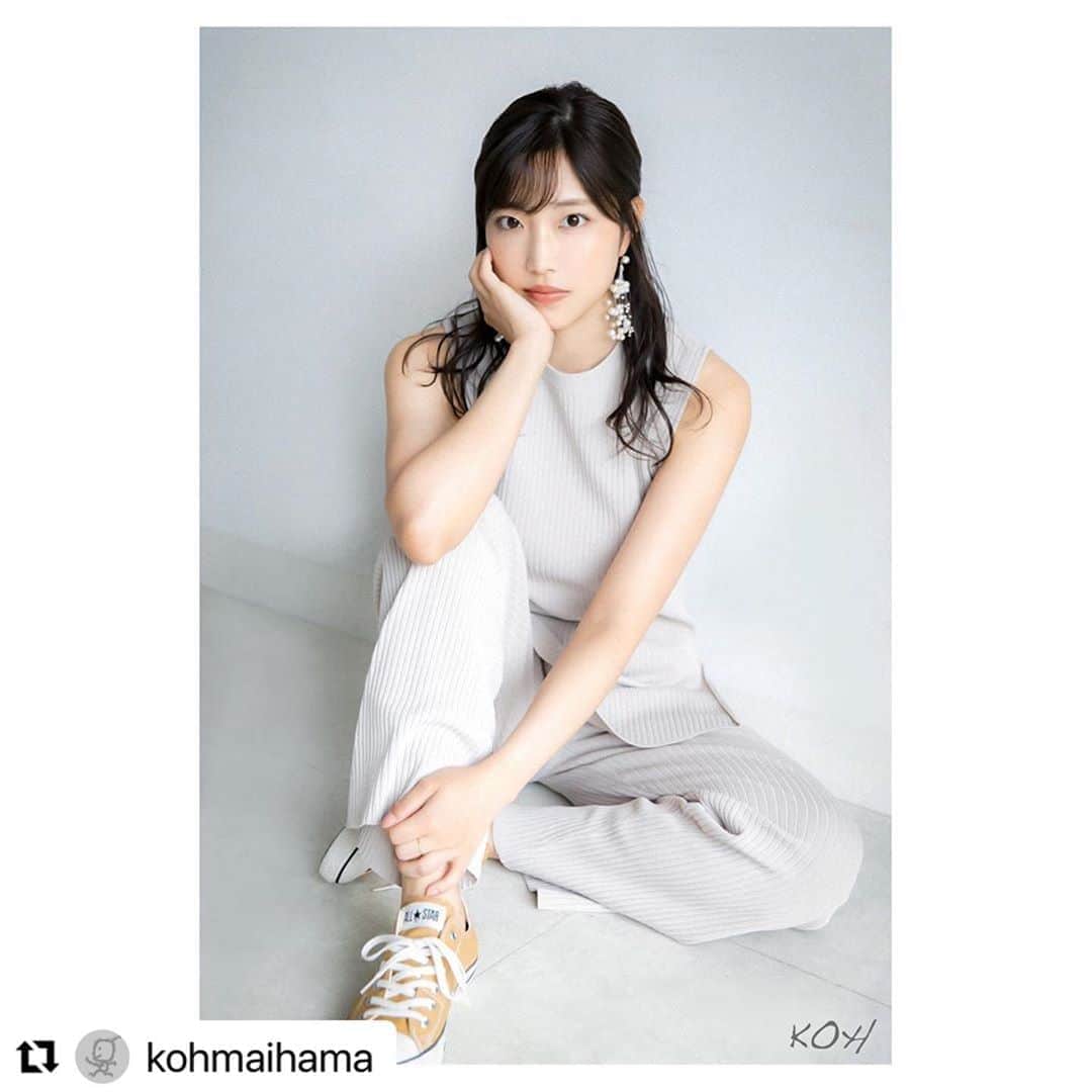 渥美友里恵のインスタグラム：「😉  #ストーリー載せたらリアクションたくさん頂けて #嬉しい嬉しいうれC 🙇🏼‍♀️  #Repost @kohmaihama with @make_repost ・・・ #ポートレート #作品撮り #ファッション #ビューティー #宣材写真  #portrait #model #fashion #beauty #photographer #pursuitofportraits #discoverportrait   #撮影 #モデル#広告#more #cancam #oggi #jj #美人百花 #sweet #ar #steady #classy #vivi #ray #nonno」