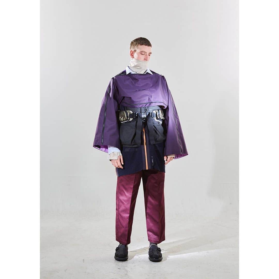 ミーンズワイルのインスタグラム：「[AW20 Error]   Photo: TOSHIO OHNO  @ph_o.h.n.o  Styling: MASATAKA HATTORI  @masataka_hattori Hair: MASATO TSUCHIYA @masatotsuchiya」