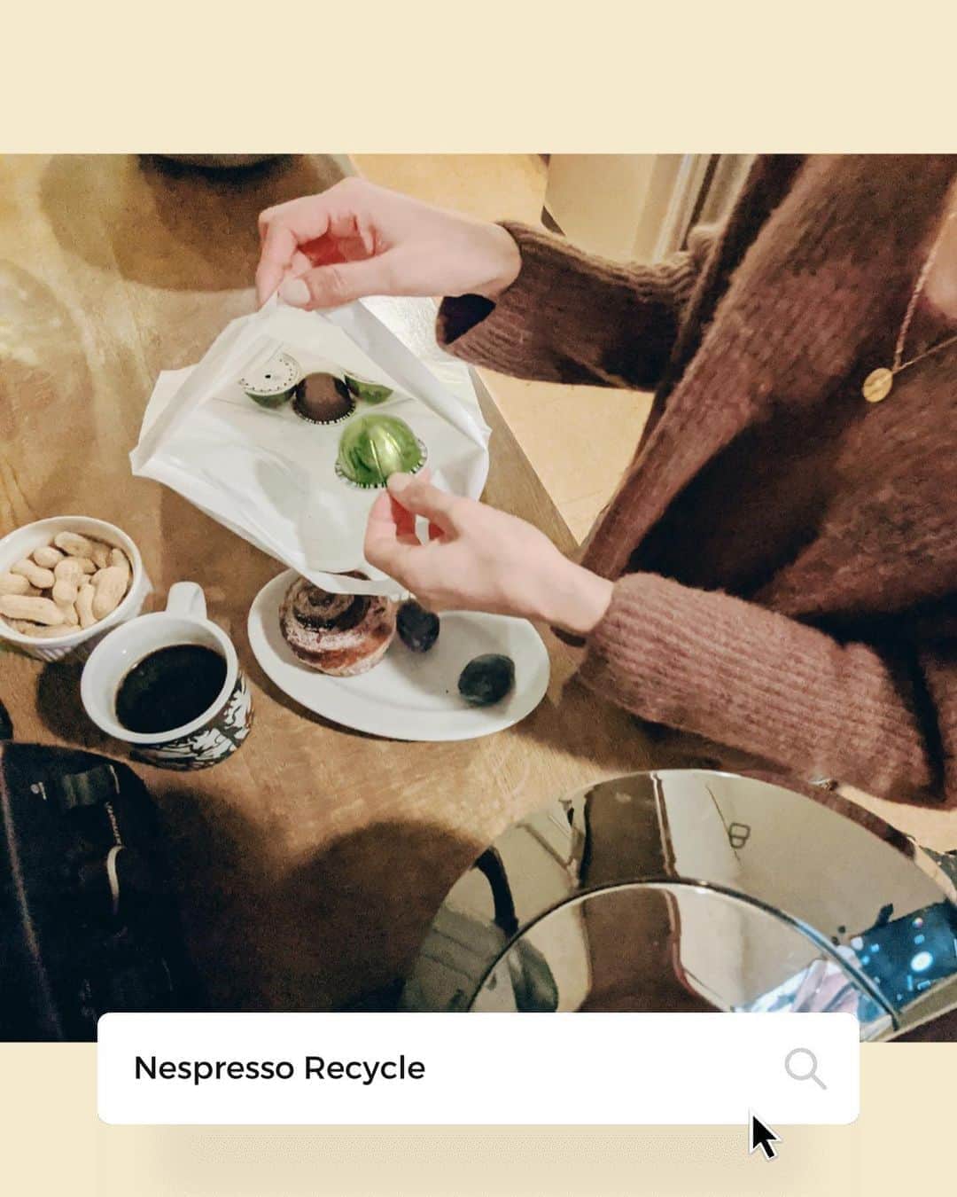 Yoshiko Kris-Webb クリス-ウェブ佳子さんのインスタグラム写真 - (Yoshiko Kris-Webb クリス-ウェブ佳子Instagram)「5時起きの長女。6時半起きの次女。日によって起きる時間がバラバラな私。朝御飯は好きなものを好きな時間に各自でとっています。例えば、私の定番はコーヒーにシナモンロールと季節の果物。  バラバラな朝御飯とは打って変わって、晩御飯は子どもたちの友だちや私の仲間を誘ってみんなでいただきます。最近は皮も種も捨てず食材の全てを使い切る"ゼロウェイスト"クッキングに挑戦中です。  #ネスプレッソ でも地球にちょっと良いこと。使用済みアルミニウムカプセルを回収専用バッグに入れて#リサイクル →  リサイクルバッグを店頭で渡すのはちょっとした最近のエコな楽しみです♻️  #おいしさをつなごう #リサイクルプログラム #PR」10月5日 19時48分 - tokyodame