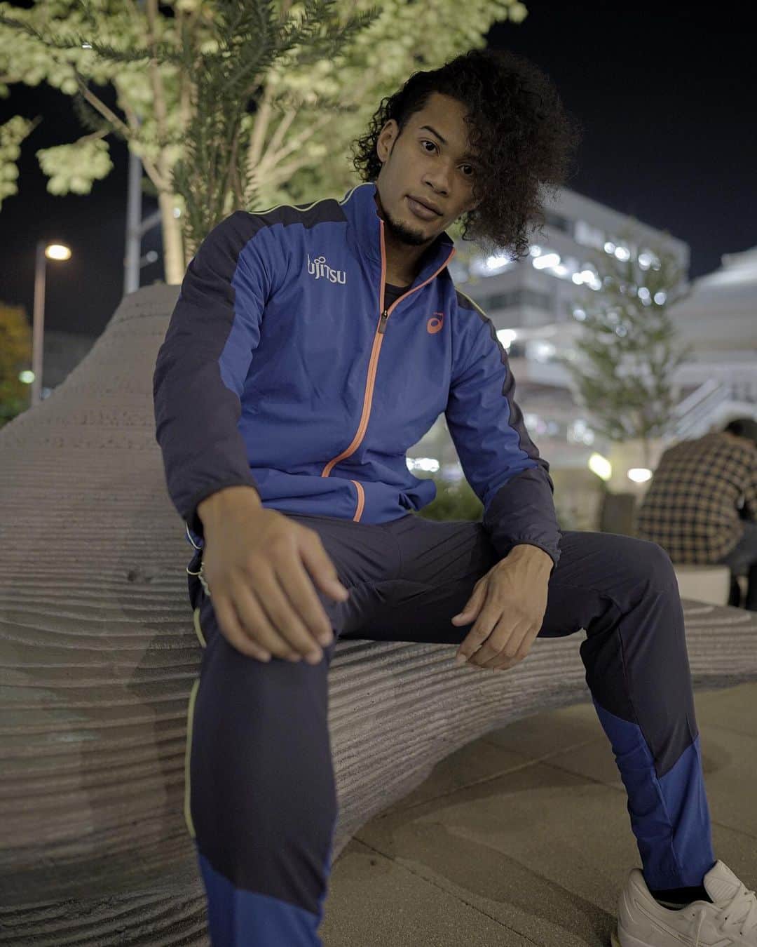 のインスタグラム：「TRACKELITEウーブンジャケット/パンツ　XL  #トラックエリートコレクション  #asicstf」