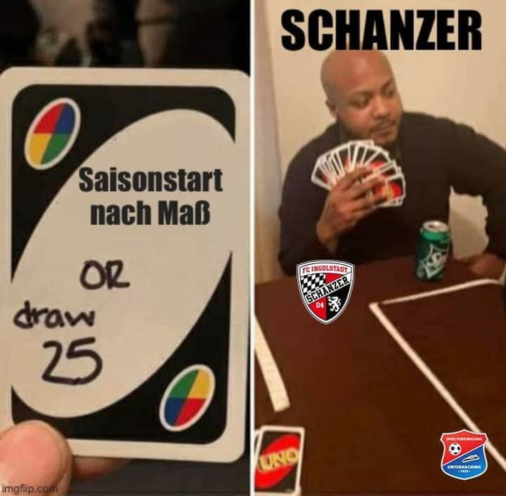 FCインゴルシュタット04さんのインスタグラム写真 - (FCインゴルシュタット04Instagram)「Immerhin: Alles selbst in der Hand. 😉⚫️🔴 #MemeMonday  . . #schanzerdassindwir #Schanzerfürimmer #Ingolstadt #FCI #FCIngolstadt #3Liga #zeigtsuns #fu3ball #soccer #fussball #football #futbol #immerweiter #zamhoidn #Team #Familie #Dahoam #Zusammenhalt #Heimspiel #AudiSportpark #einfachkriegstduwoanders #FCIUHG #Haching #unterhaching #Kopfhoch #Mundabputzenweiter 🔜 #VIKFCI #meme #footballmeme」10月6日 1時31分 - dieschanzer