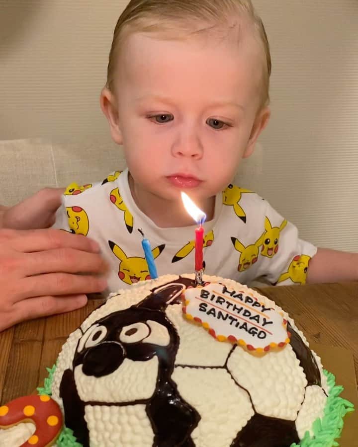 リアノン・ランゲラック（ミッチェル・ランゲラックの妻）のインスタグラム：「Birthday boy 🎂 I always think he can’t get any cuter ❤️❤️❤️❤️」
