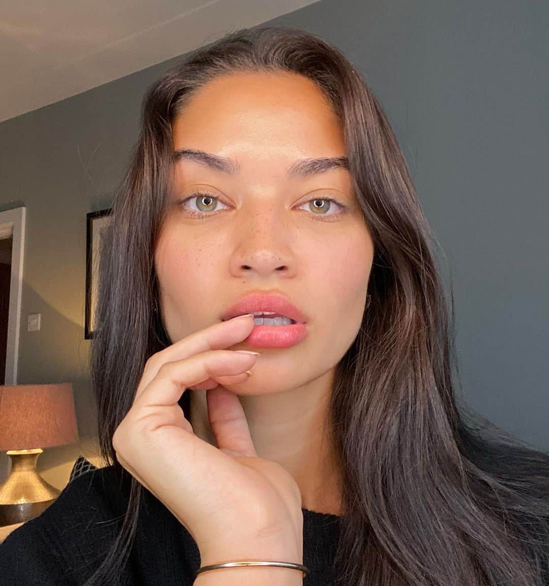 シャニーナ・シャイクのインスタグラム：「A wink and a kiss for being so slick 💋」