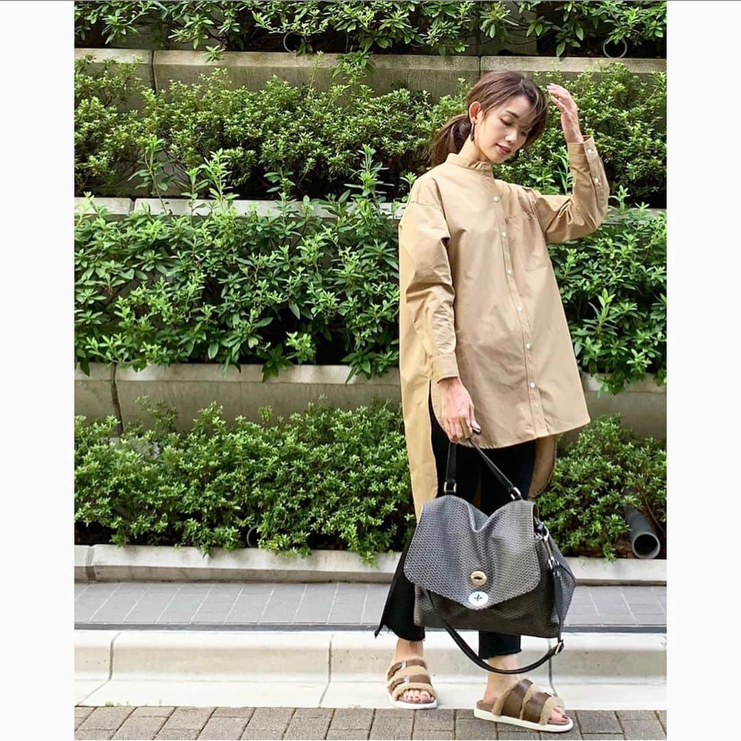 武藤京子さんのインスタグラム写真 - (武藤京子Instagram)「* * 先日のお洋服 * 夏にセールで買っていた シャツを今さら… * 通年着られそうなので ま いっか😆 * #norc #deuxiemeclasse #motherdenim #zanellato #maurodebari #アメブロ更新しました」10月5日 20時50分 - kyokomuto0628