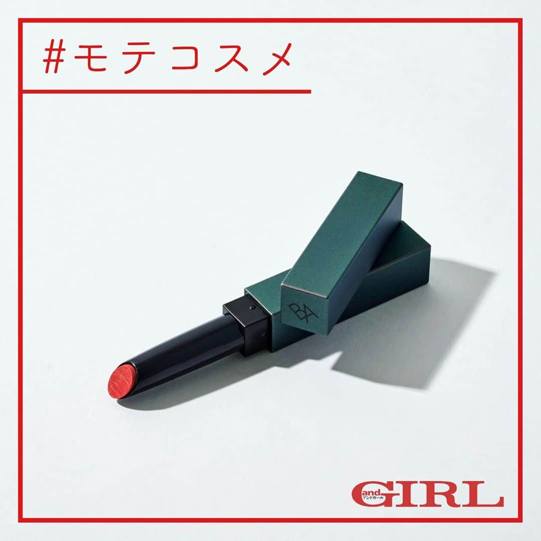 andGIRLさんのインスタグラム写真 - (andGIRLInstagram)「色っぽいとメンズに好評だったと﻿ 噂のリップ💄がこちら！﻿ ﻿ 「記念日の特別な食事のときに﻿ つけていったら濃いめのピンクが﻿ セクシーだねと褒められた♡」という﻿ B.A カラーズのリップカラー＆ブラッシュ💋﻿ ﻿ もともとの唇・肌の質感を﻿ 生かしつつ、立体感と自然なツヤを﻿ 出してくれるので、高発色だけど﻿ 不自然にならず上品＆華やか顔に﻿ してくれるんです😍﻿ ﻿ リップだけじゃなく、チークとしても﻿ 使えるので1本あればお直しにも便利なのが嬉しい✨﻿ ﻿ 最近マスク生活で、ついリップは﻿ サボりがちになっちゃうけど﻿ カレとのデートなど、ふいにマスクを﻿ 外す瞬間も可愛さをキープしましょ😘♩﻿ ﻿ ﻿ ⋱⋰ ⋱⋰ ⋱⋰ ⋱⋰ ⋱⋰ ⋱⋰ ⋱⋰ ⋱⋰﻿ ﻿ B.A カラーズ﻿ コレクティッド カラースティック﻿ リップカラー・ブラッシュ PI（ベリーピンク）﻿ ¥4,200（税抜き）﻿ ﻿ ⋱⋰ ⋱⋰ ⋱⋰ ⋱⋰ ⋱⋰ ⋱⋰ ⋱⋰ ⋱⋰﻿ ﻿ #ba #baカラーズ #リップ #チーク﻿ #マルチスティック #ベリーピンク﻿ #ガールなモテコスメ #モテコスメ ﻿ #おすすめコスメ #andGIRL﻿ #andGIRLweb #アンドガール」10月5日 21時06分 - andgirl_jp