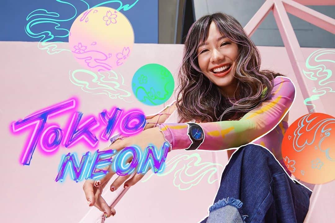 晴日のインスタグラム：「Artwork for ALBA x ToeyJarinporn Photographer : @armstr0ng  Illustration & typo : @jcchr  Client : alba_thailand」