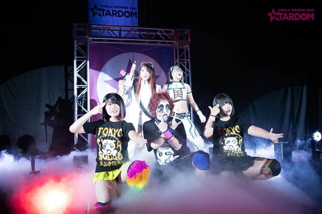 ジャングル叫女のインスタグラム：「I love everyone who loved TCS.  TCS is eternal.   Hana, thank you for joining me.  Thank you for everything💞 #stardom  #tcs」