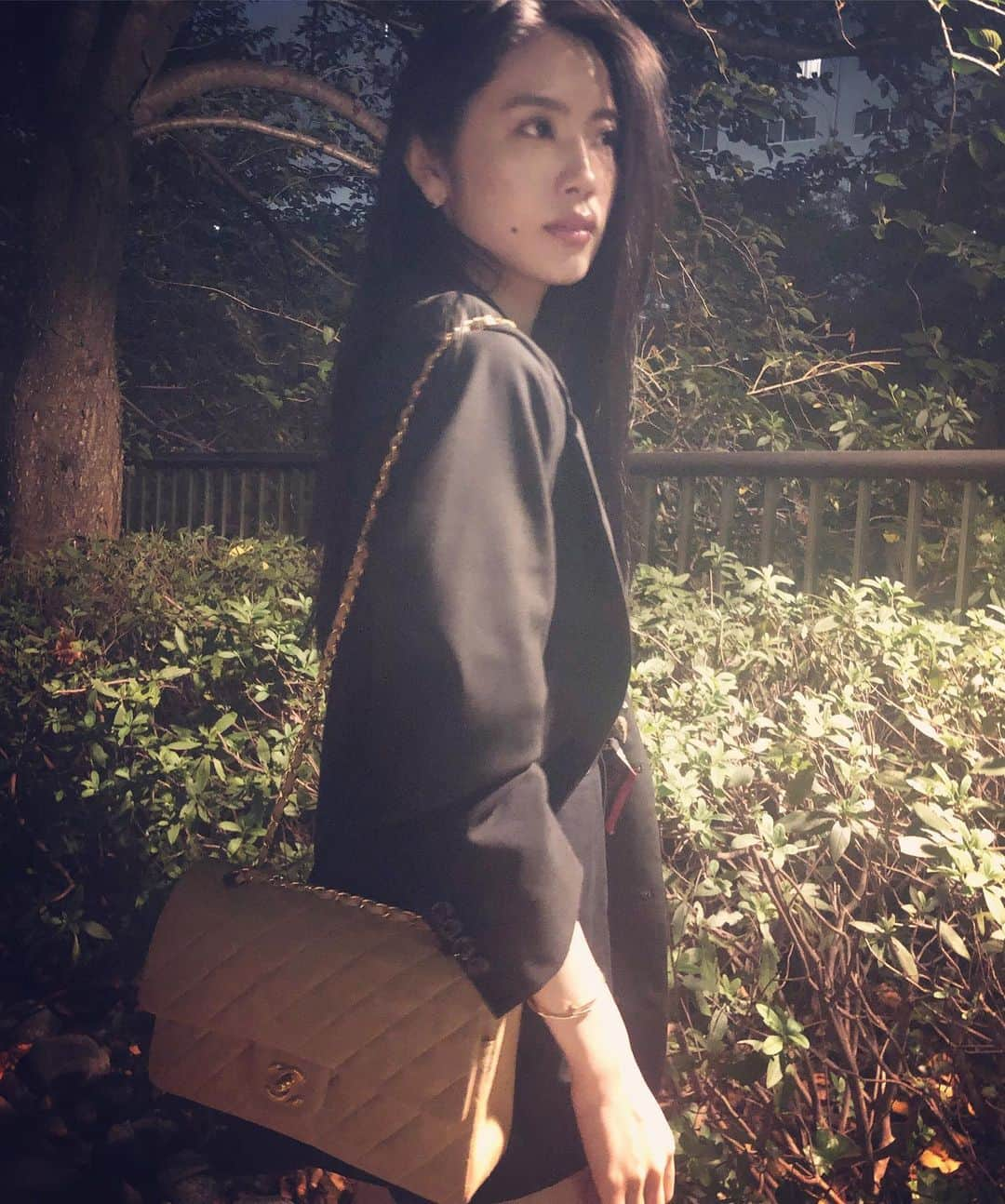 川本璃さんのインスタグラム写真 - (川本璃Instagram)「. 夜の風が気持ちよくて好き。 today fashion.」10月5日 21時44分 - ruri_kawamoto_official