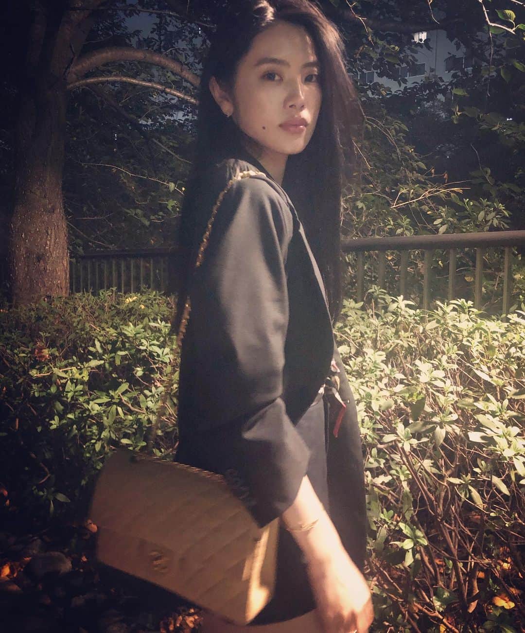 川本璃さんのインスタグラム写真 - (川本璃Instagram)「. 夜の風が気持ちよくて好き。 today fashion.」10月5日 21時44分 - ruri_kawamoto_official