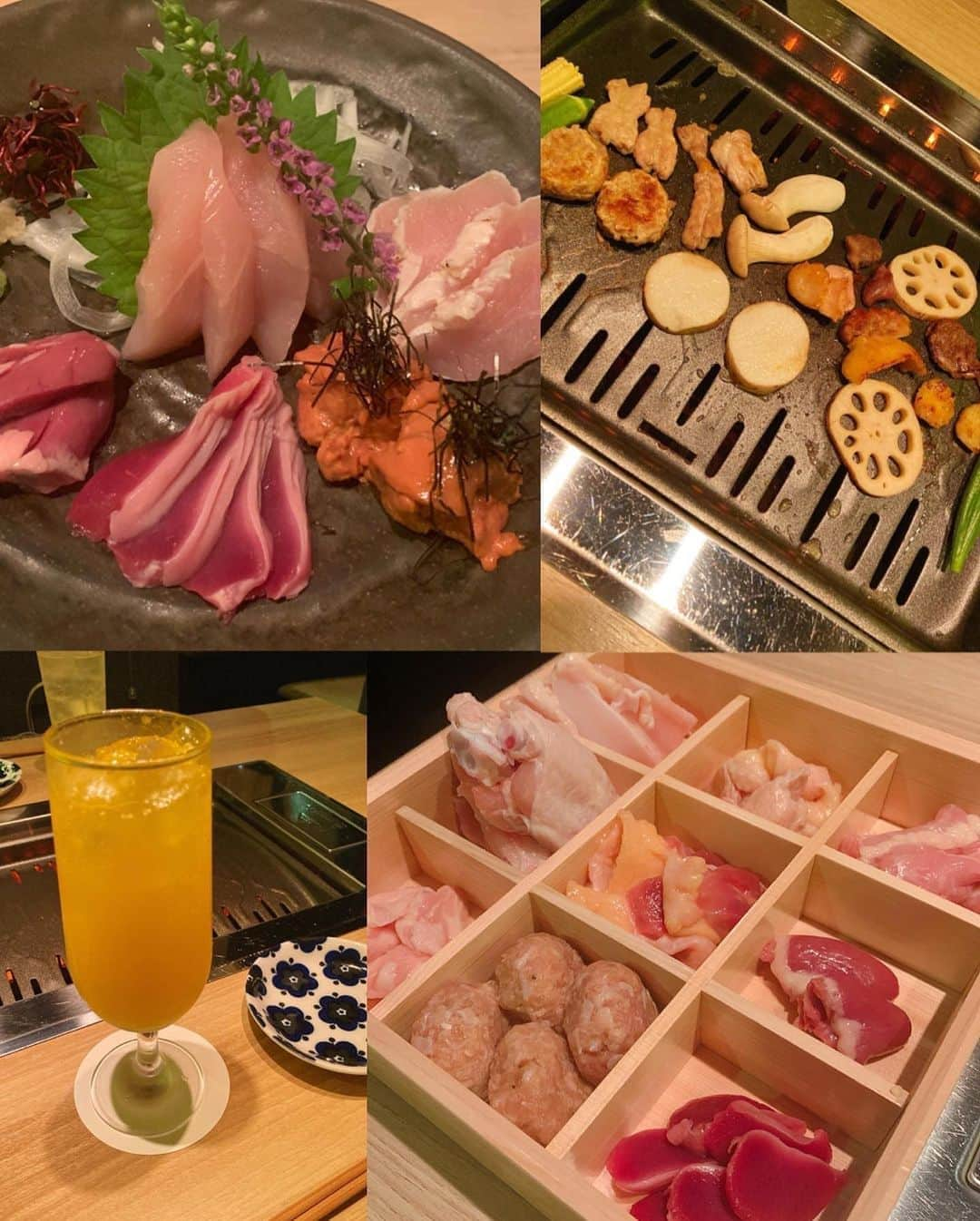 海江田麻貴さんのインスタグラム写真 - (海江田麻貴Instagram)「ㅤㅤㅤ  ㅤㅤㅤ この前🤤💗鶏焼肉食べてきた🥓 セルフで焼いて食べるスタイルの焼き鳥のおみせ @cururu_kitashinchi ❤︎  ㅤㅤㅤ 鶏肉てこんな種類あったんや、てくらいいろーんな部位食べられてぜーんぶ美味しかった🥰🥰 皮は塩昆布につけて食べるのがさいくぅやた🤛🤜❤︎  ㅤㅤㅤ 鶏刺のお造り5種盛り 焼き野菜 焼く鶏10品 とり雑炊 香物 のコースで大満足やのに3000円やってびっくりした、、😂❤︎  ㅤㅤㅤ 鶏はヘルシーやからゼロカロリーてことでダイエット中にも行けそう🤤🦋笑笑！ 焼くのも楽しかったしまたいきたいぃ🥓  ㅤㅤㅤ この鶏肉たちをおうちで食べれる通販もあるみたいやからみてみよ🐓🐓❤︎ @cururu.online  ㅤㅤㅤ  ㅤㅤㅤ  ㅤㅤㅤ  ㅤㅤㅤ #CURURU北新地 #鶏焼肉 #鶏肉料理 #ヘルシーメニュー #大阪グルメ #大阪ぐるめ #北新地グルメ #焼肉 #鶏肉大好き #やきとり #焼き鳥 #japanesegirl #japanesefood #yakitori #グルメ女子」10月5日 22時10分 - _makiii0924_