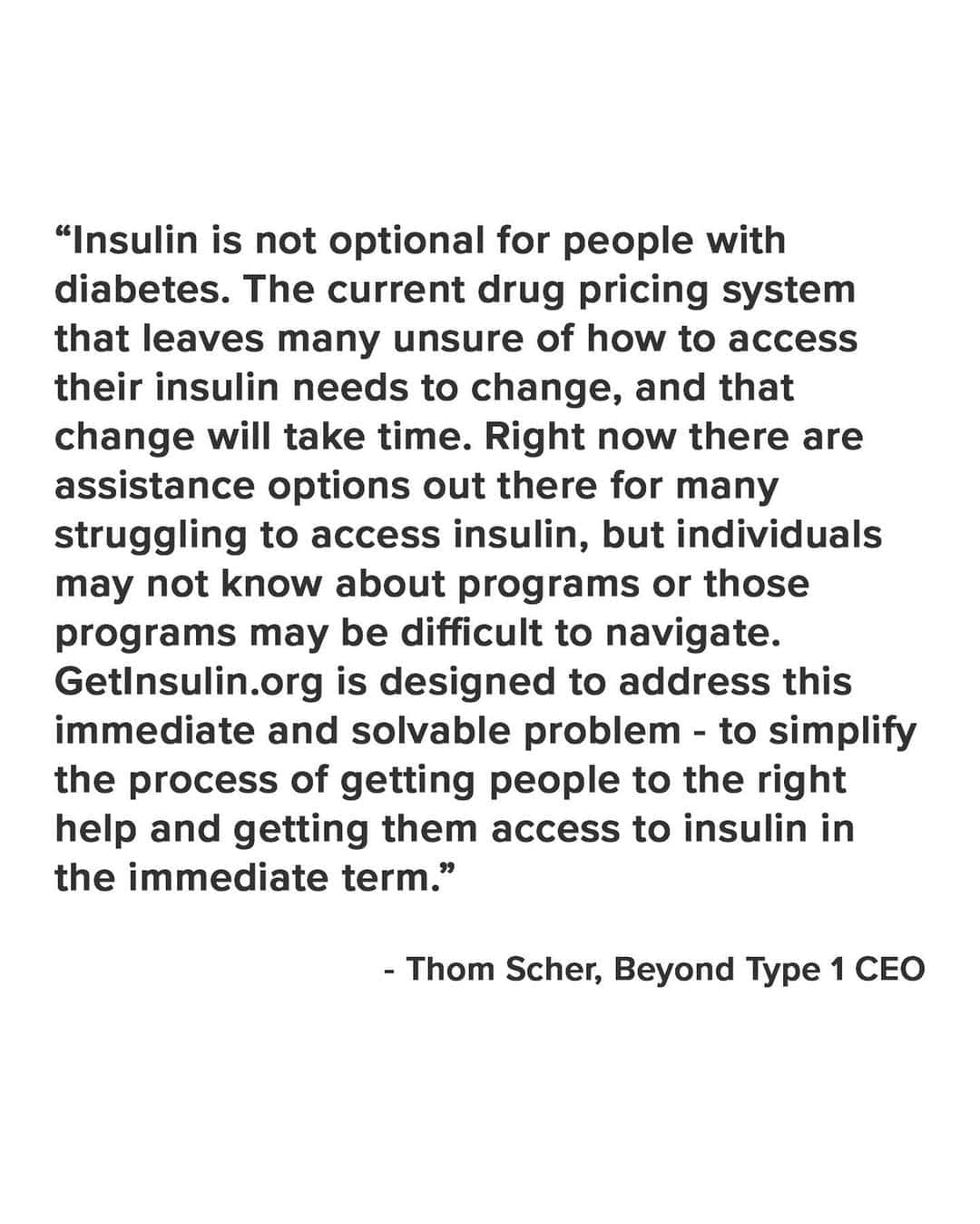 ニック・ジョナスさんのインスタグラム写真 - (ニック・ジョナスInstagram)「In 2015, I co-founded @beyondtype1 specifically to tackle big problems in diabetes, and to change what it means to live with the disease. Today, Beyond Type 1 is launching GetInsulin.org -- a free resource for anyone in the US who needs insulin to find, understand, and access the options and programs that currently exist. GetInsulin.org offers people custom solutions based on their individual circumstances. It’s a tool for those who need help now.   We’ve built GetInsulin.org with many partners, including nationally renowned organizations such as the NAACP and Feeding America, along with leading diabetes organizations such as the American Diabetes Association and JDRF. Together, we must get the word out: rationing insulin is never safe. Anyone in the US who struggles to access insulin can now visit GetInsulin.org.  GetInsulin.org is an important tool, but the current system that allows people to slip through the cracks must also change. I’m proud of Beyond Type 1, our advocacy team, and @thomscher for working so hard and with partners at all levels on insulin affordability. Ultimately, insulin access shouldn’t be a political issue, but rather a human rights issue.」10月5日 22時17分 - nickjonas