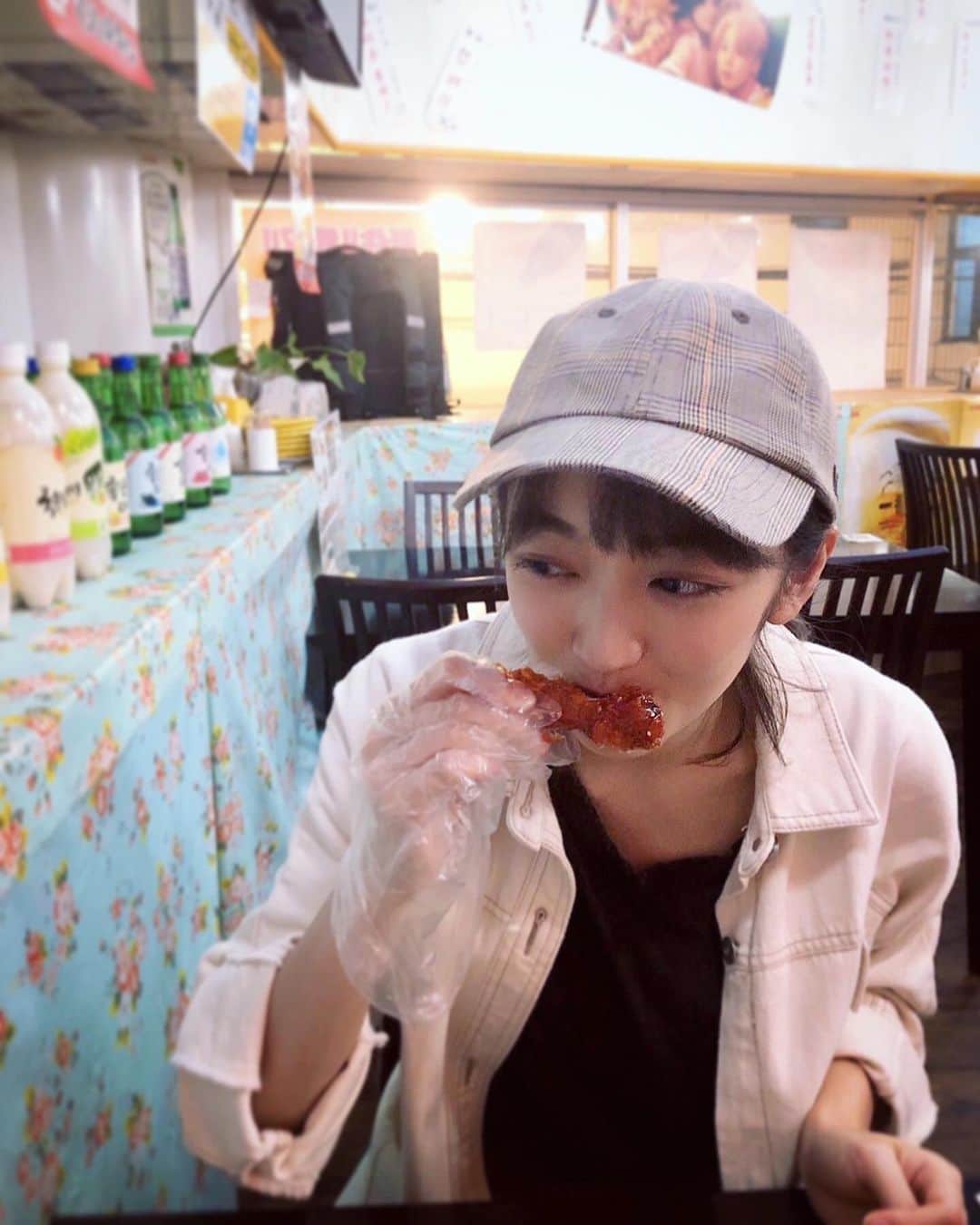 下村実生さんのインスタグラム写真 - (下村実生Instagram)「昨日は友達とひっさしぶりに会って韓国チキンを食べました🤗 楽しかったなぁ。」10月5日 22時57分 - miki_shimomura_