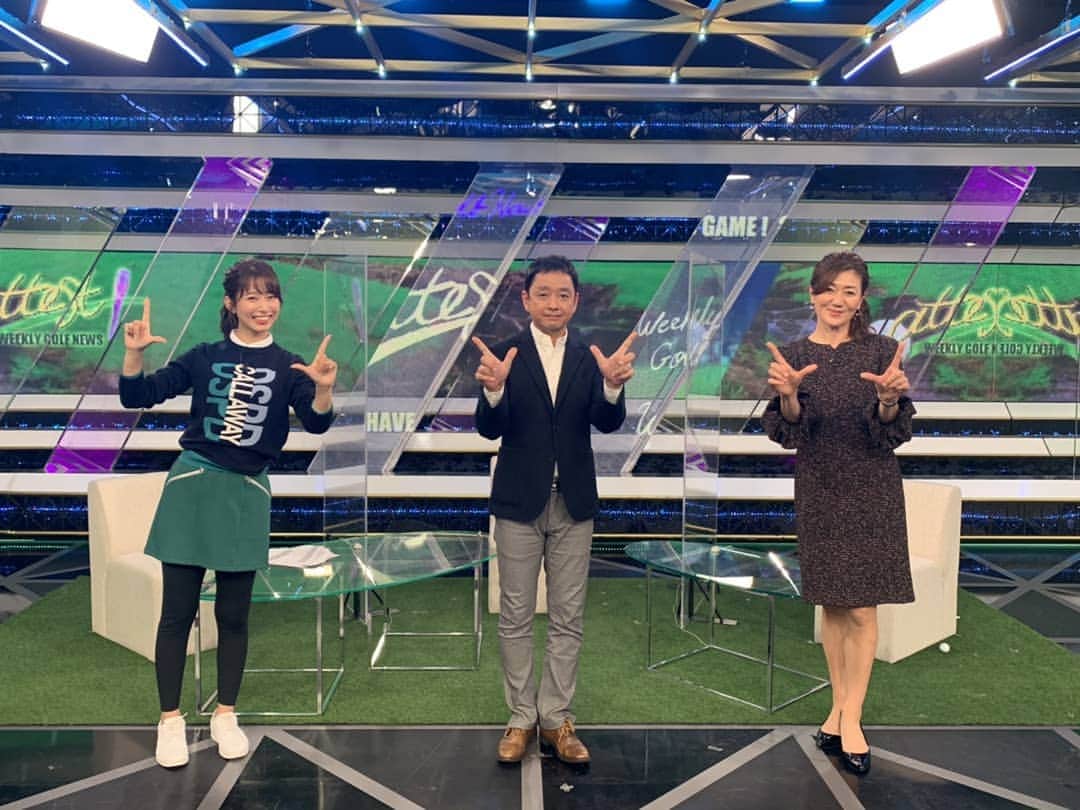 のインスタグラム：「まもなく！ #BSフジ  #attest  #月曜よるはゴルフ  #今夜から0:00から #5分拡大  ゲストは #服部道子プロ 新MC #海老原優香 アナウンサー」