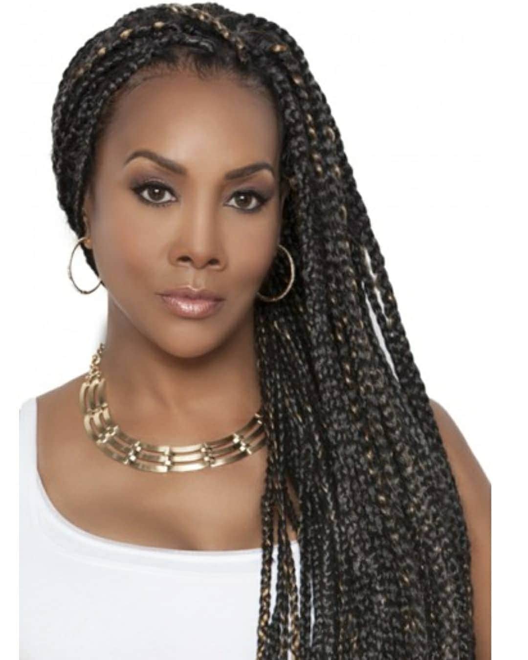 ヴィヴィカ・A・フォックスさんのインスタグラム写真 - (ヴィヴィカ・A・フォックスInstagram)「GM Dawlings! #LookOfTheWeek is #Vivica'sBraids avail in many styles to achieve FAB looks! More info on #Vivica'sBraids avail at VivicaFoxHair.com & follow us @vivicafoxhair Stylist @abjcoleman Hair by @_ichikia Makeup by @mariluzwestmua Nails @shernica Pix by @vikrantphotography #Lifeisgood #GodIsGood #Blessed #Respect #GurlPower #VivicaFoxHair #TeamVivica #TeamFox #MyGrindDontStop #LegitimateCareer #BossMoves #LoveWins #ClassicBadChick 🤗🙆🏽‍♀️🤑🖤💖👸🏽」10月5日 23時32分 - msvfox