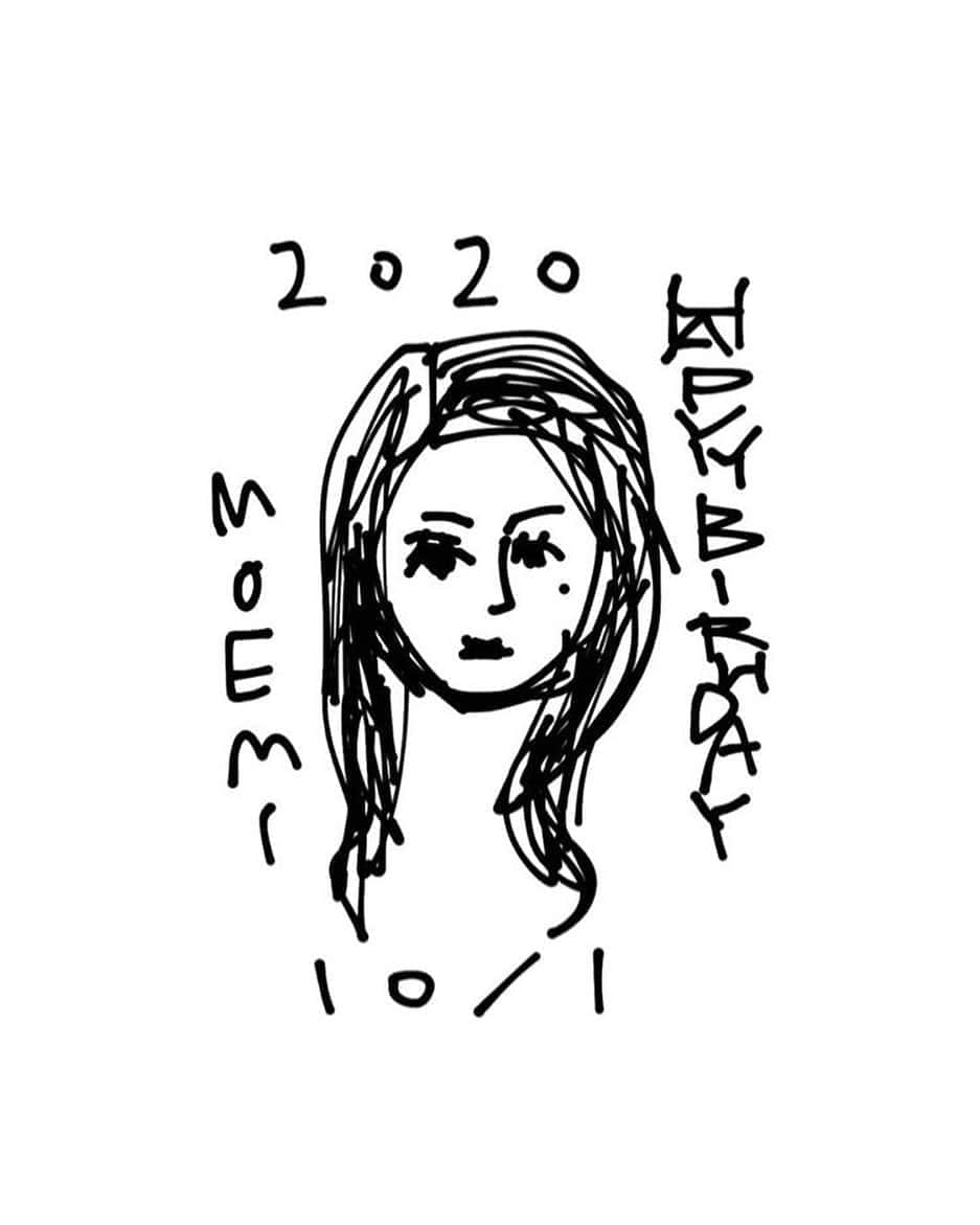 片山萌美さんのインスタグラム写真 - (片山萌美Instagram)「私がファンのパントビスコ様が イラストを描いてくださいました✨ 色気が2.5倍 美化が5倍 くらいですが（謙遜！） とても嬉しいので自慢します✌︎  #pantovisco  #moemikatayama」10月5日 23時43分 - moet_mi