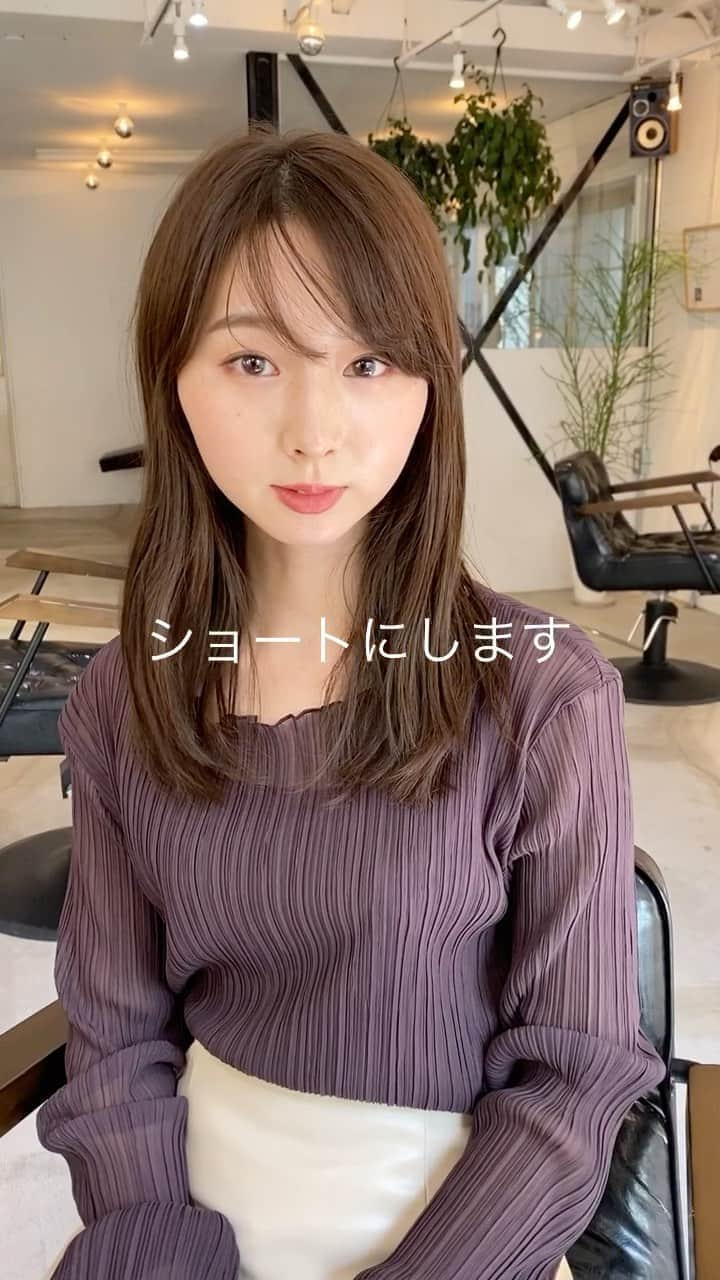 ショートヘアカタログ・紺野 善仙のインスタグラム