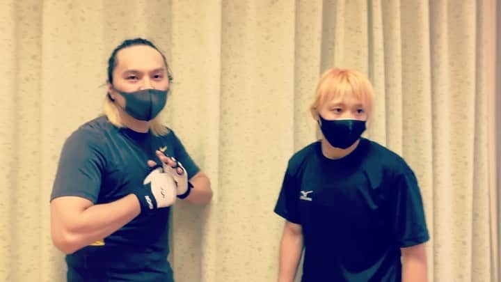 のインスタグラム：「. . キノシタさん(@k.eita_alterna1 )ＷＳ🔥 初めて二人で戦うアクション🤛 相方は石川毅さん！ 楽しかったー！！！ ありがとうございました！！ . . #Action #アクション #殺陣 #alternaction #金髪ズ #mma #総合格闘技 #女子格闘家 #筋肉女子 #トレーニング」